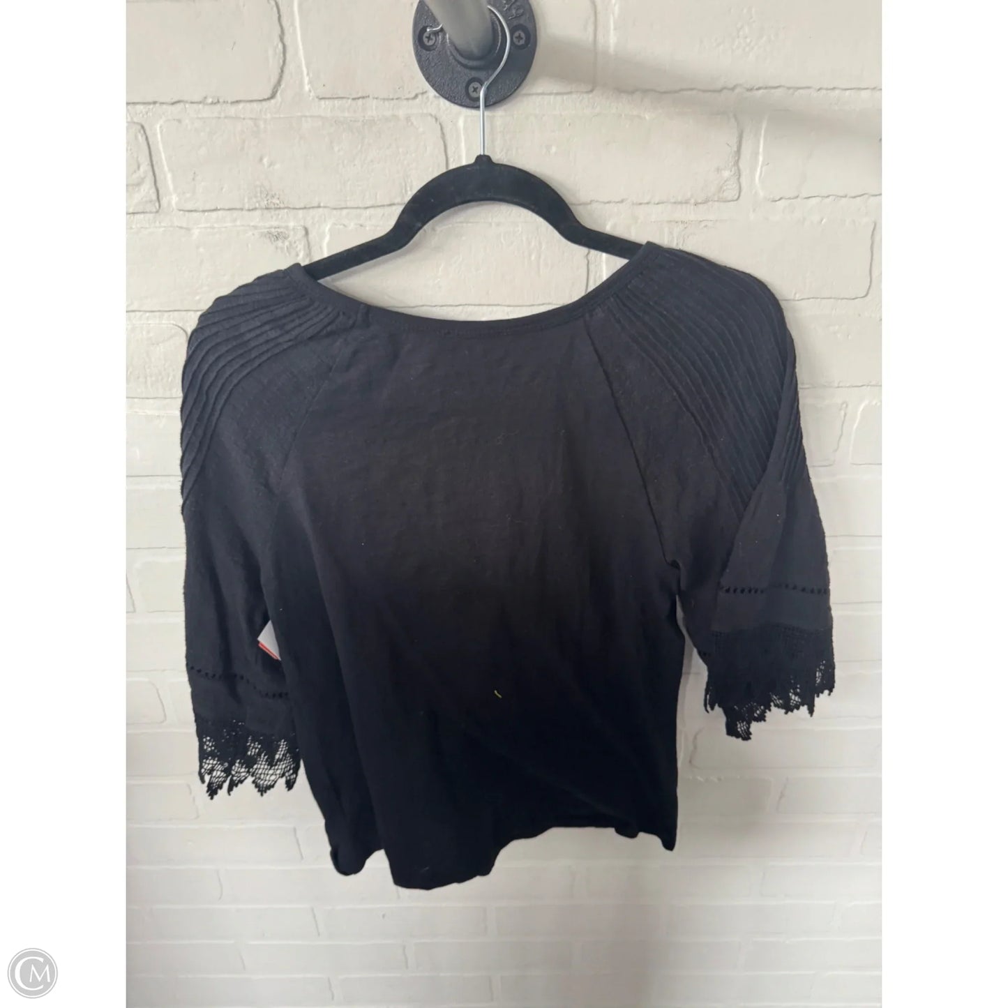 Top 3/4 Sleeve By Eri + Ali In Black, Size: Xs