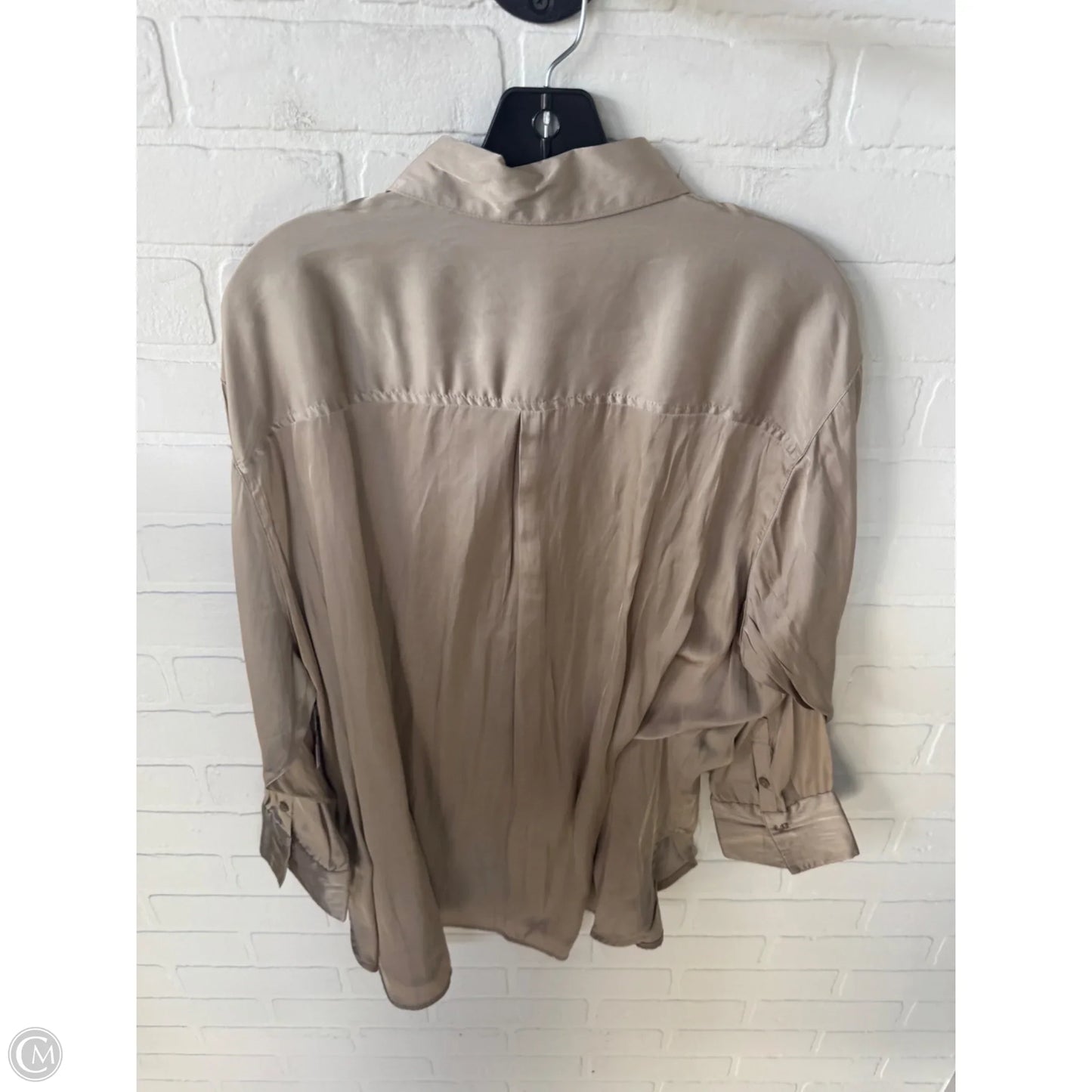Top Long Sleeve By Old Navy In Tan, Size: Xlp