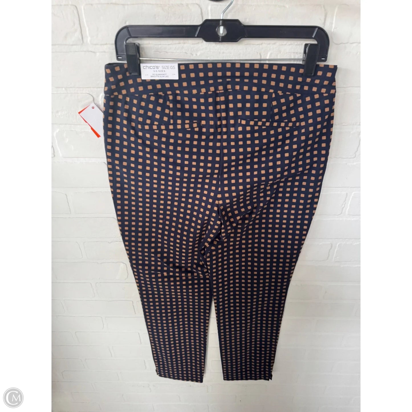 Pants Other By Chicos In Blue & Tan, Size: 6