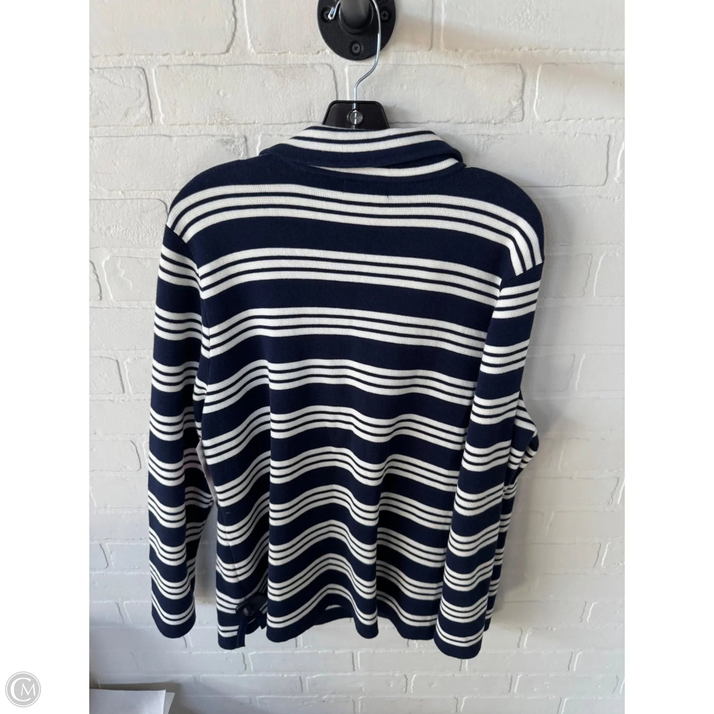 Blazer By Charter Club In Blue & White, Size: Xl