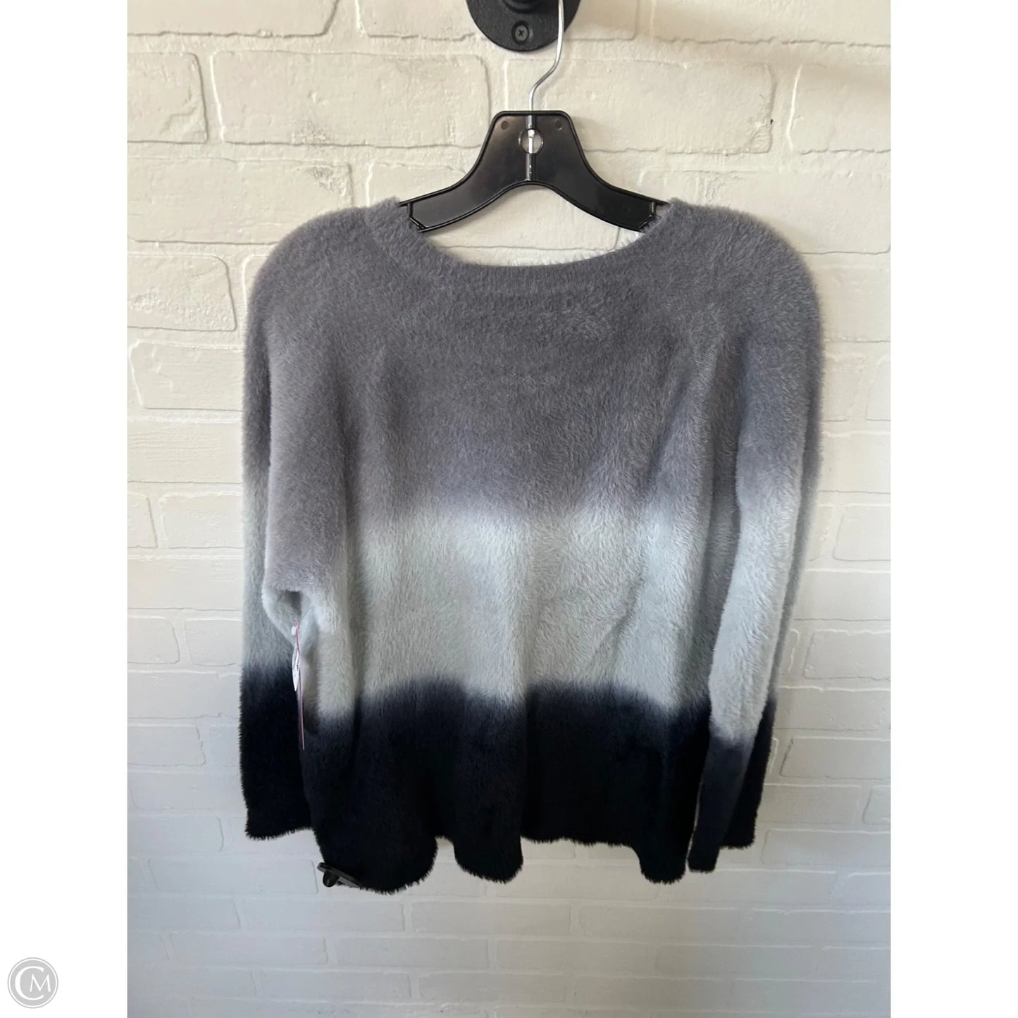 Sweater By Fate In Black & Grey, Size: M