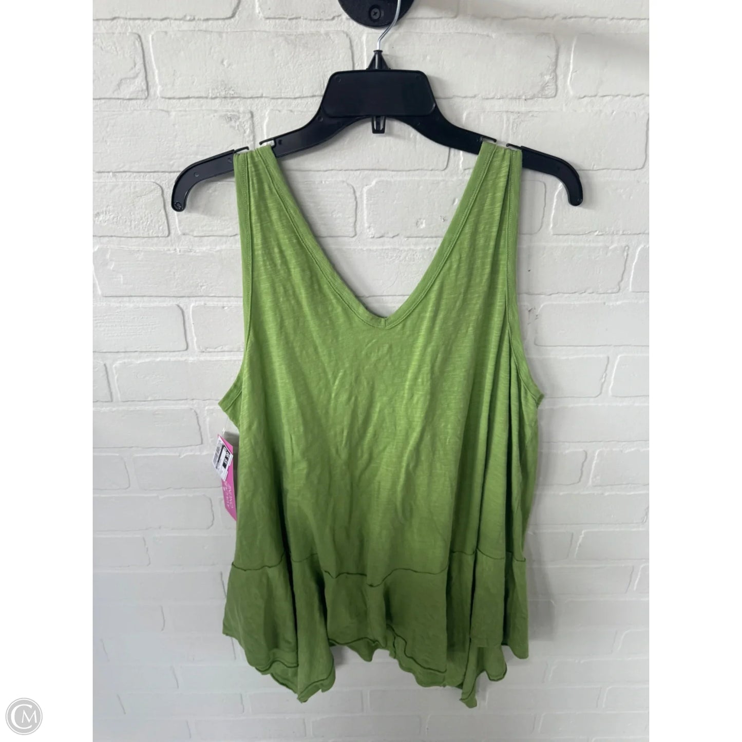Top Sleeveless By Torrid In Green, Size: 1x