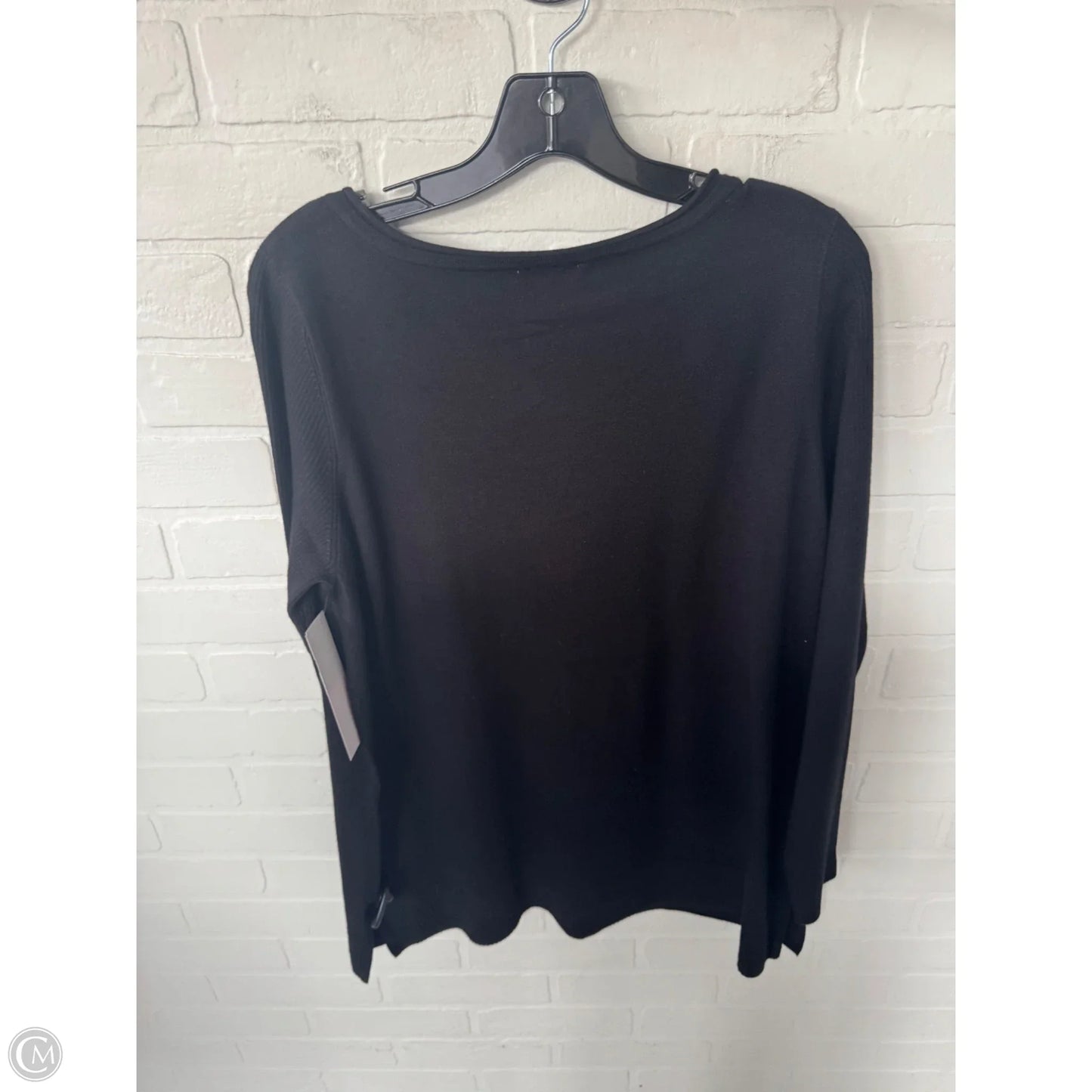 Sweater By Chicos In Black, Size: L