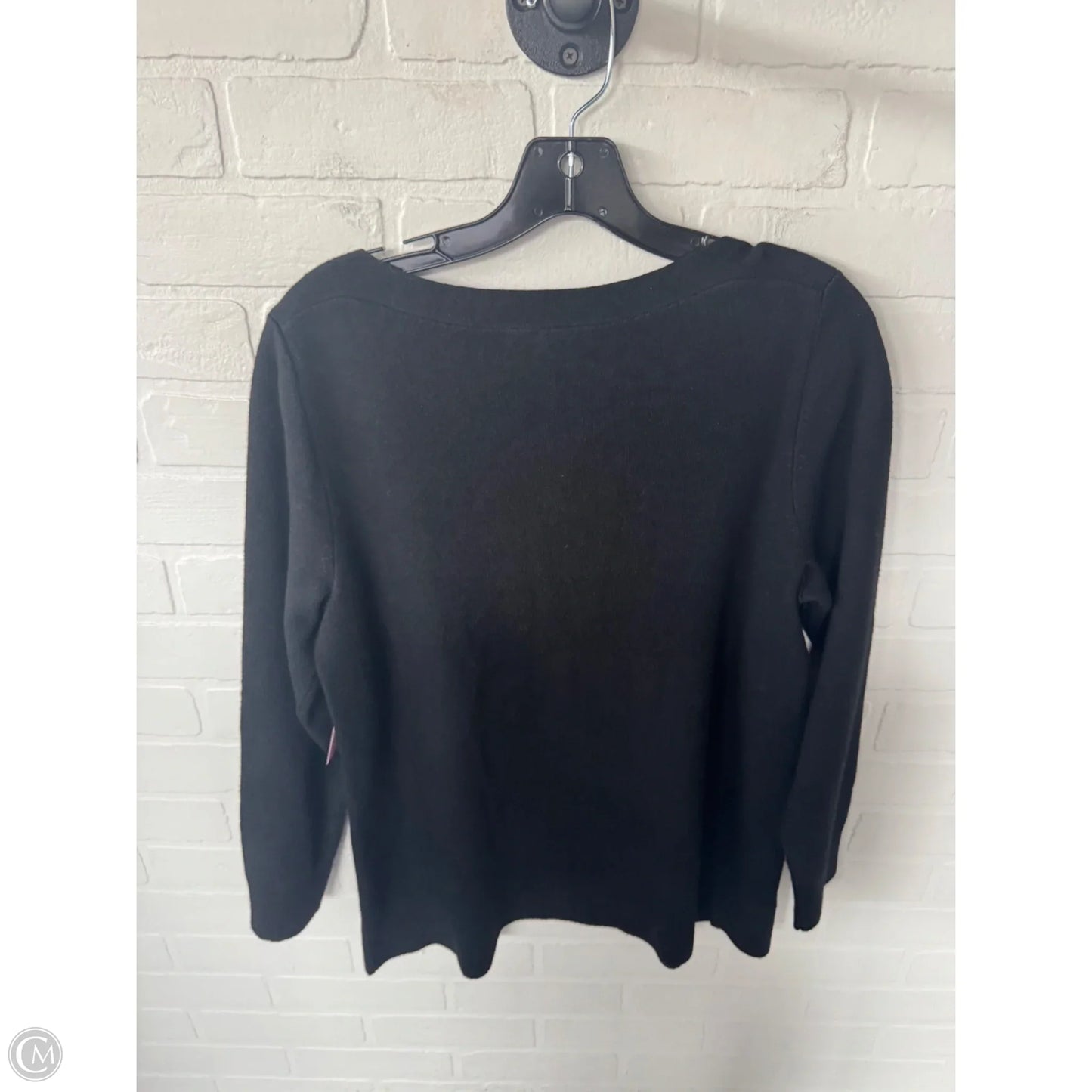 Sweater By Chicos In Black, Size: M