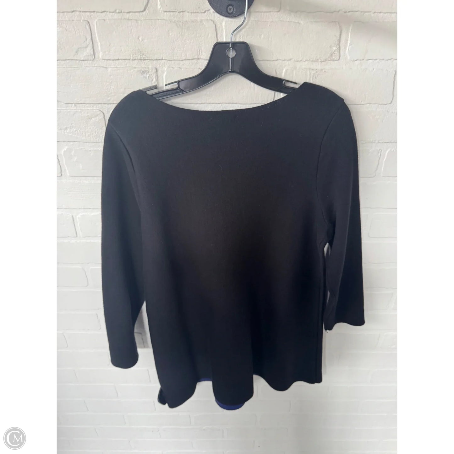 Sweater By Chicos In Black, Size: M