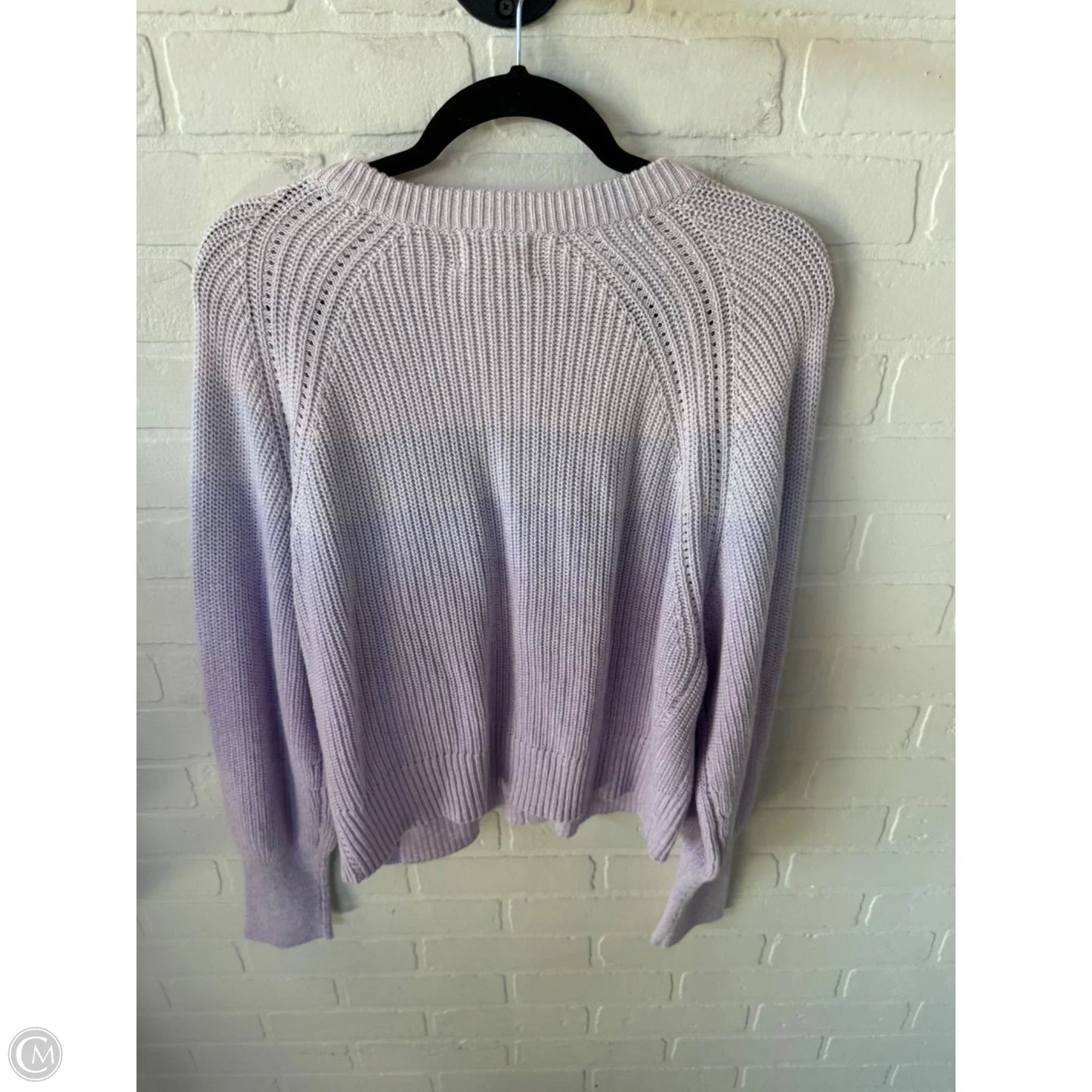 Sweater Cardigan By Universal Thread In Purple, Size: L