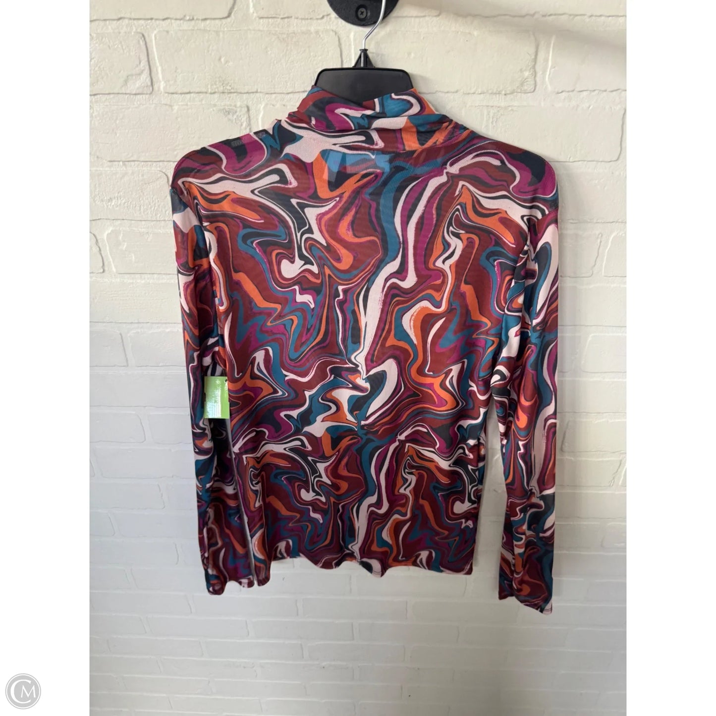 Top Long Sleeve By Willow & Root In Red, Size: Xl