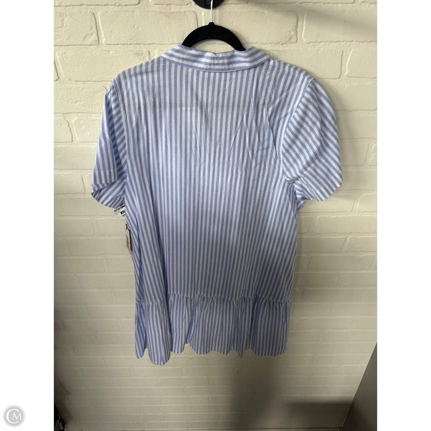 Dress Casual Short By Sincerely Jules In Blue & White, Size: Xl
