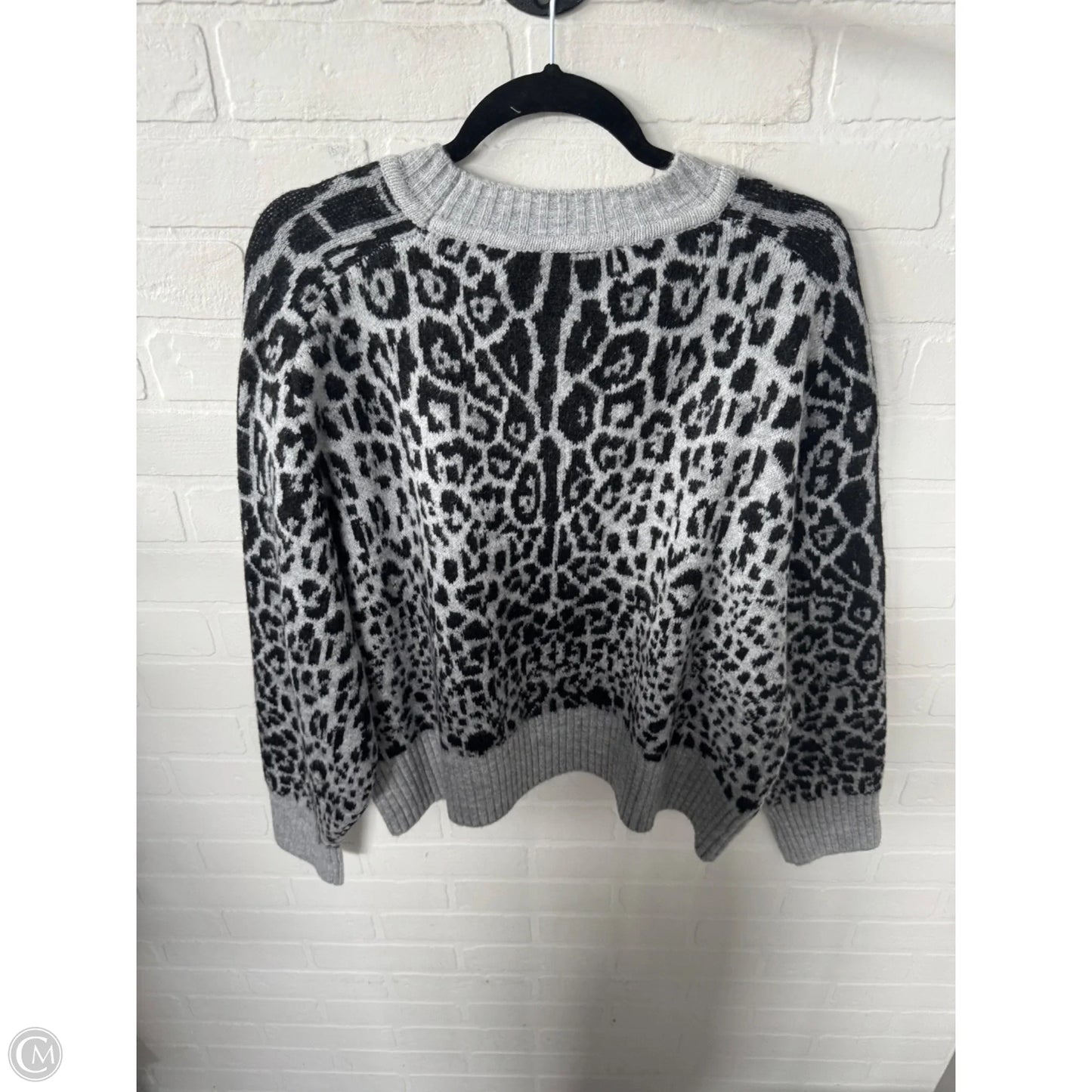 Sweater By Truth In Black & Grey, Size: Xl