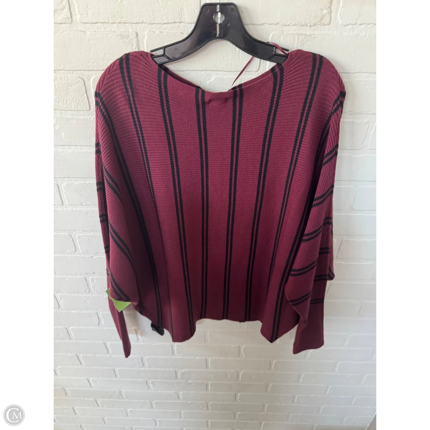 Sweater By Clothes Mentor In Black & Red, Size: Xl