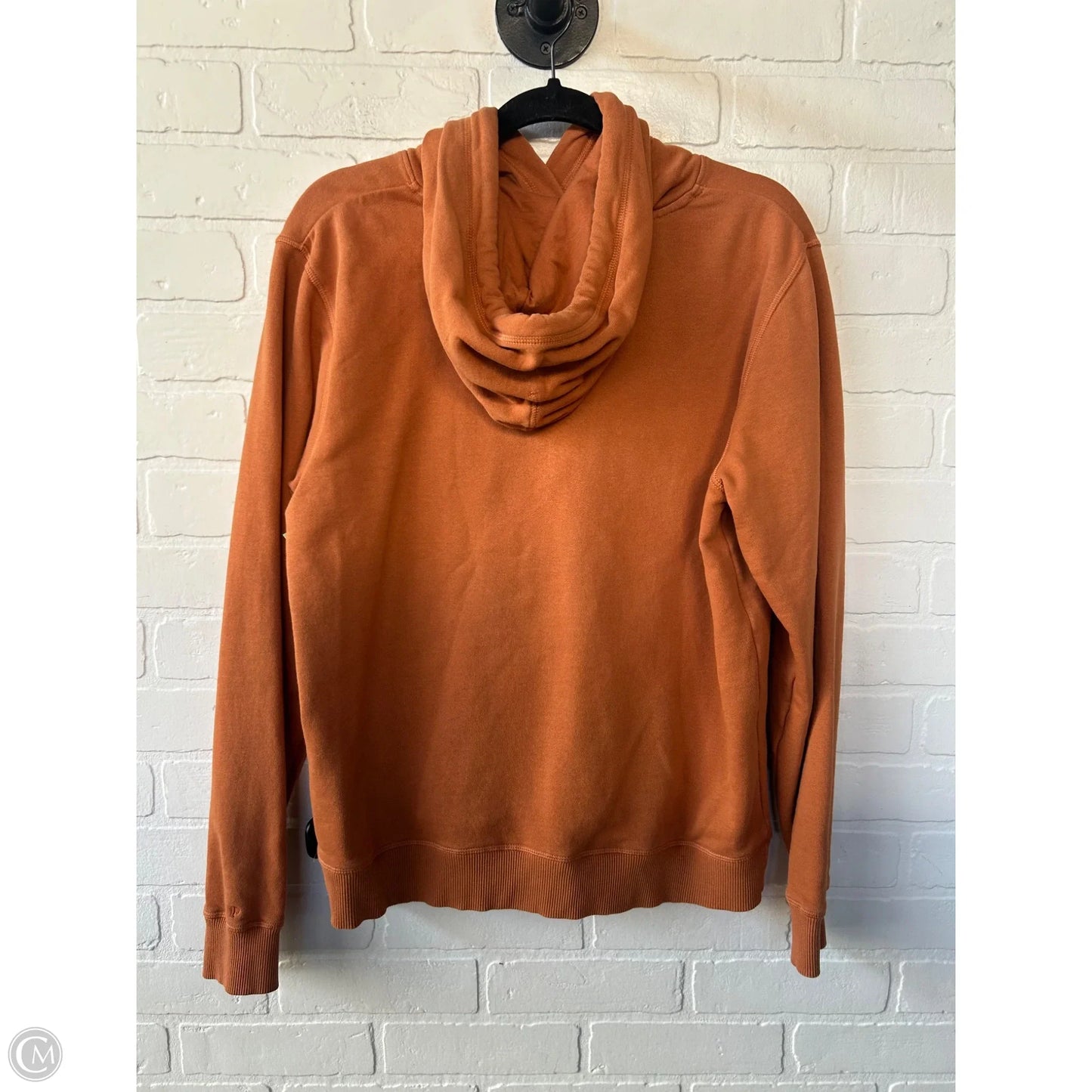 Sweatshirt Hoodie By Pact In Orange, Size: S