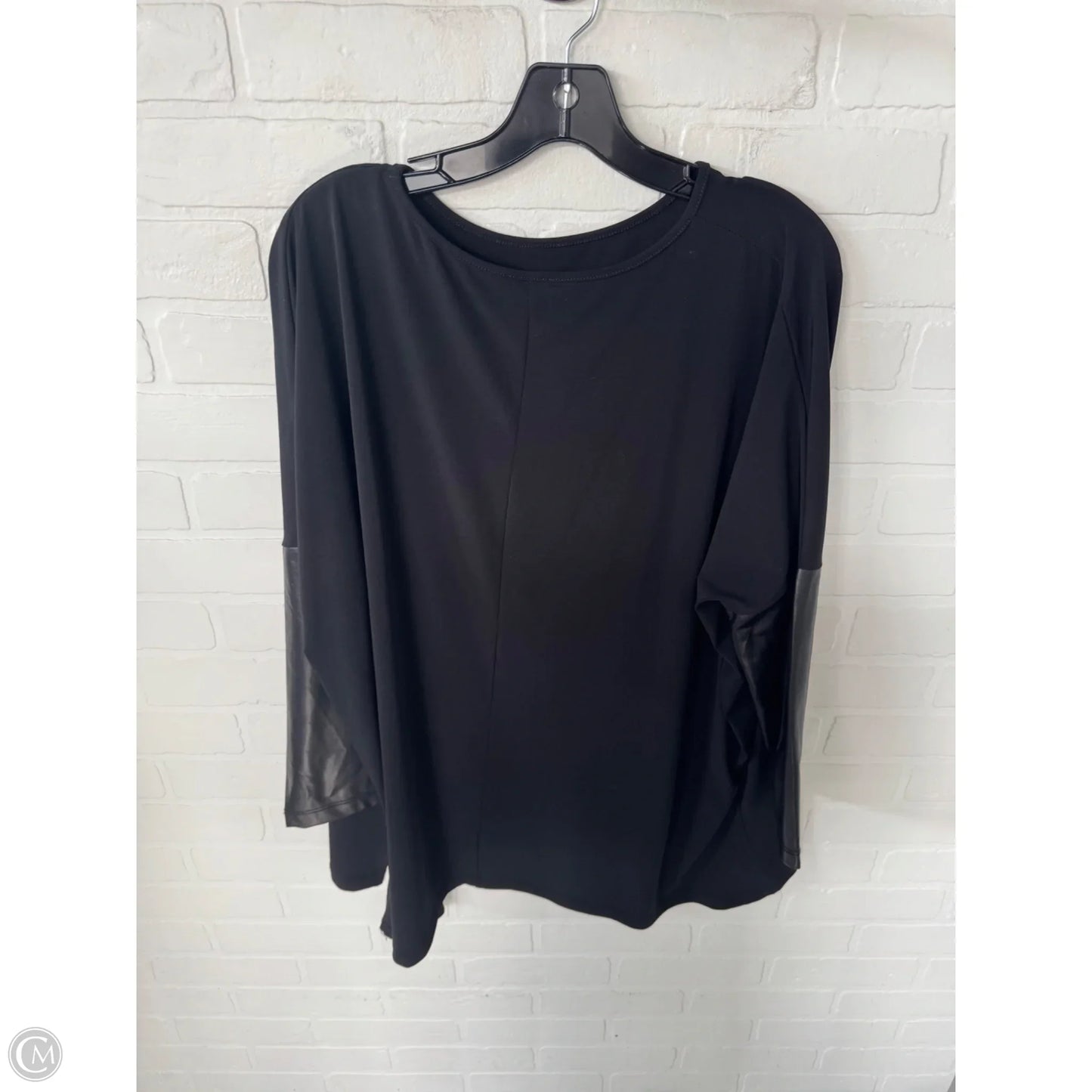 Top Long Sleeve By Clara Sun Woo In Black, Size: L