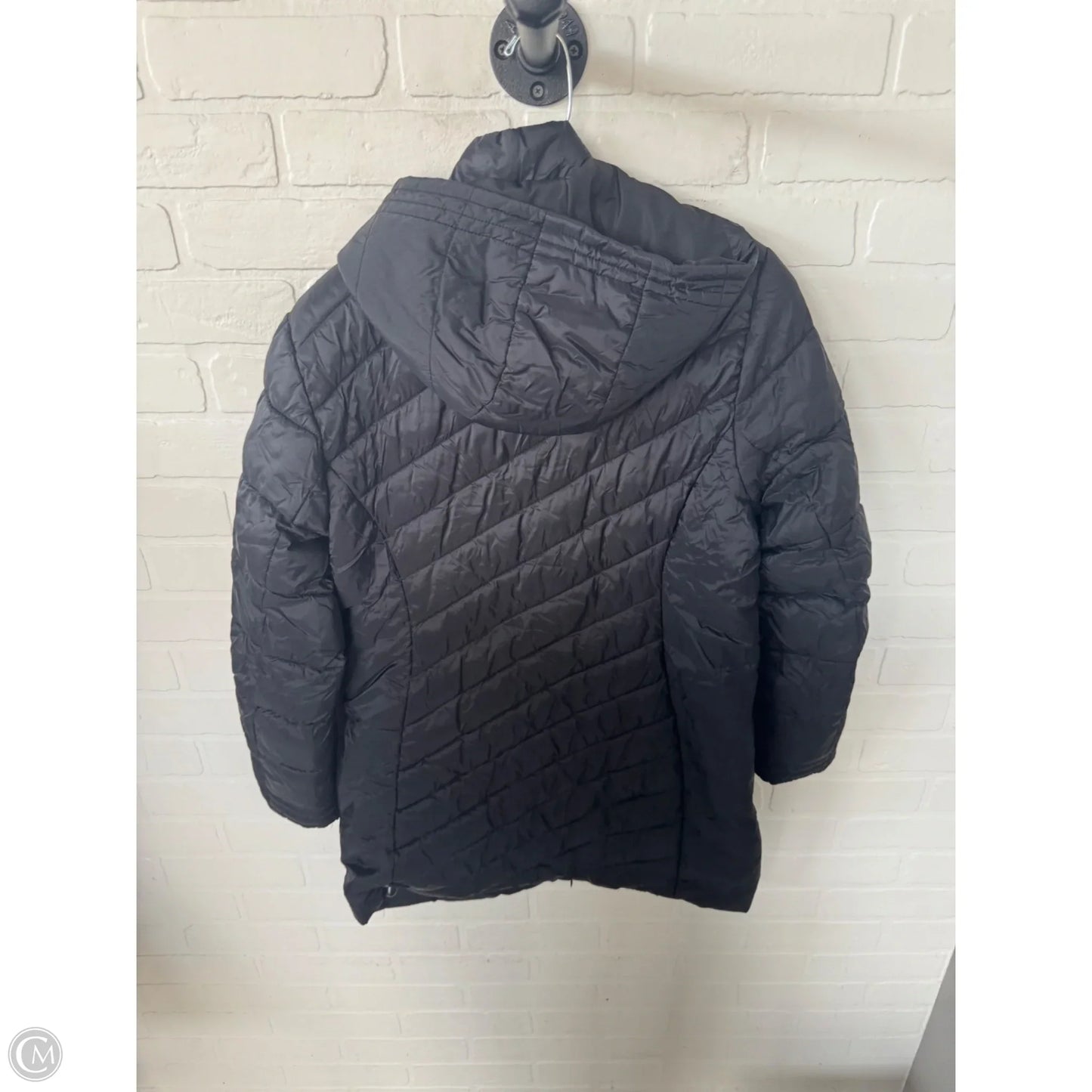 Coat Puffer & Quilted By Spyder In Black, Size: M