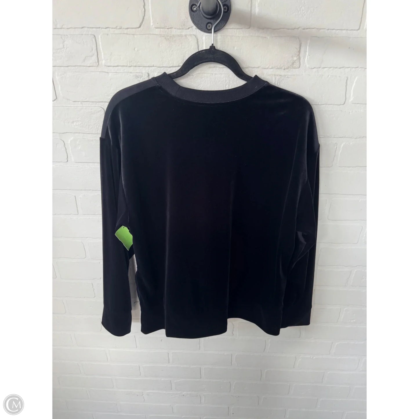 Athletic Sweatshirt Crewneck By Athleta In Black, Size: S