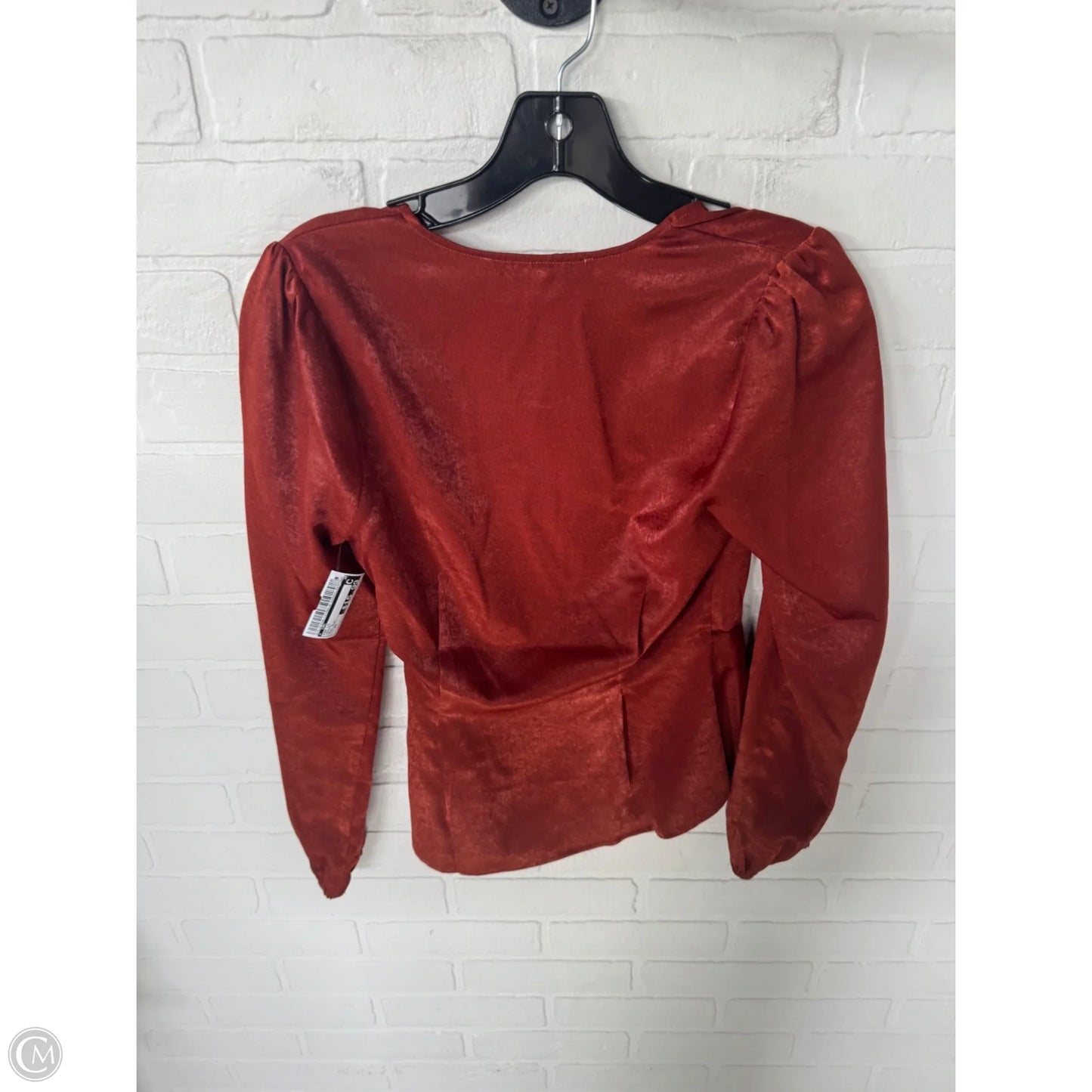 Top Long Sleeve By Cmc In Orange, Size: Xs