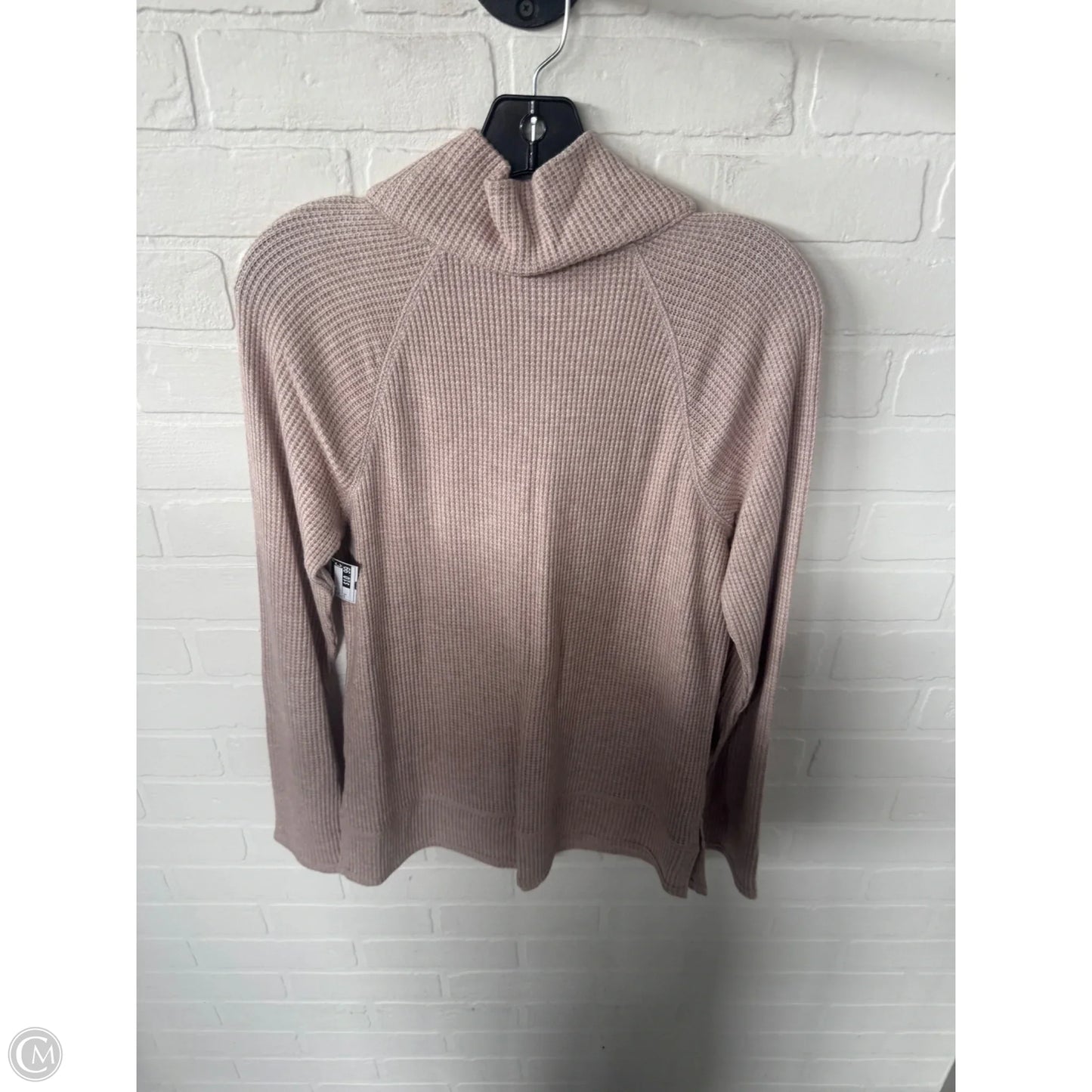 Top Long Sleeve By Caslon In Tan, Size: S