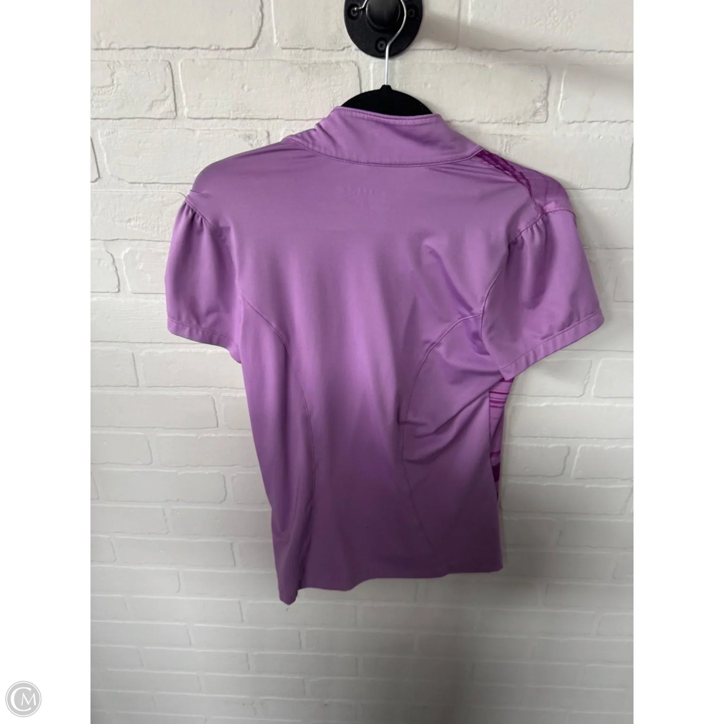 Athletic Top Short Sleeve By Nike Apparel In Purple, Size: M