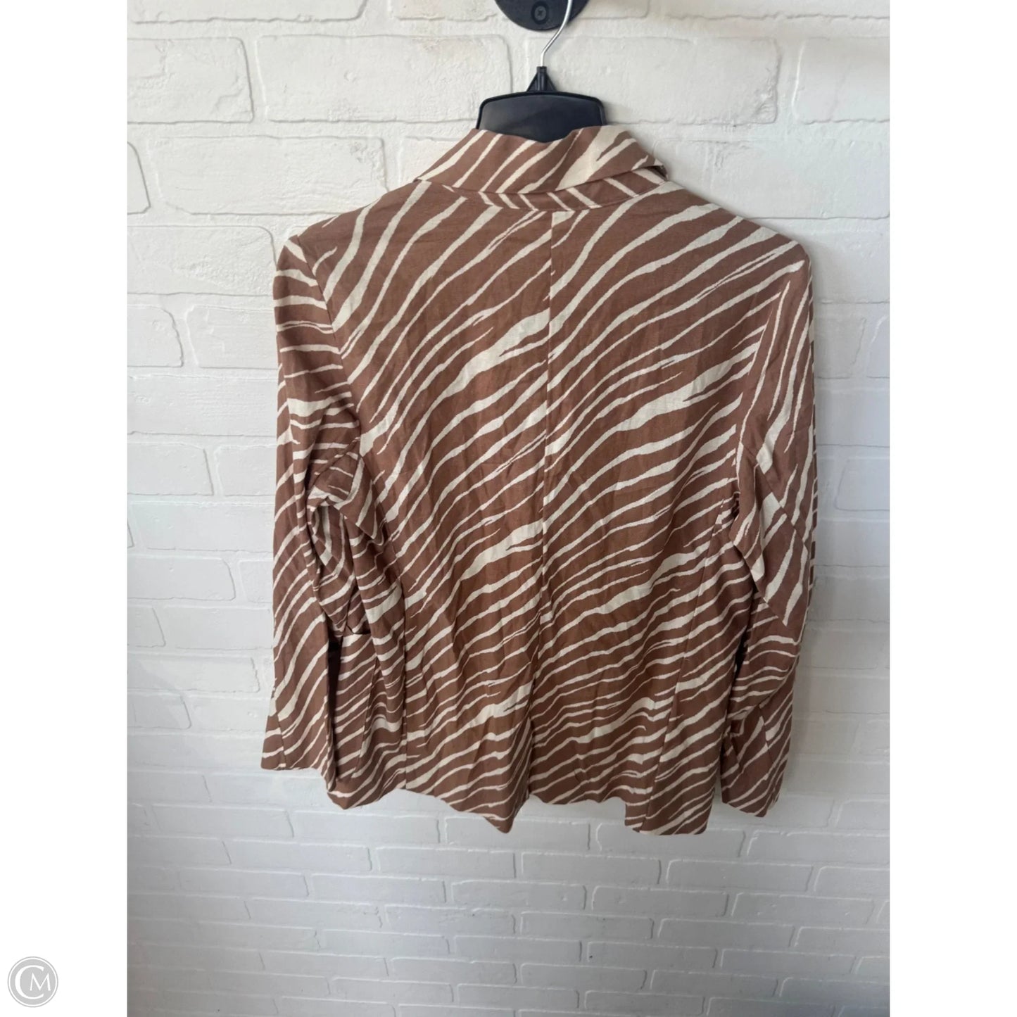 Blazer By A New Day In Brown & Cream, Size: M