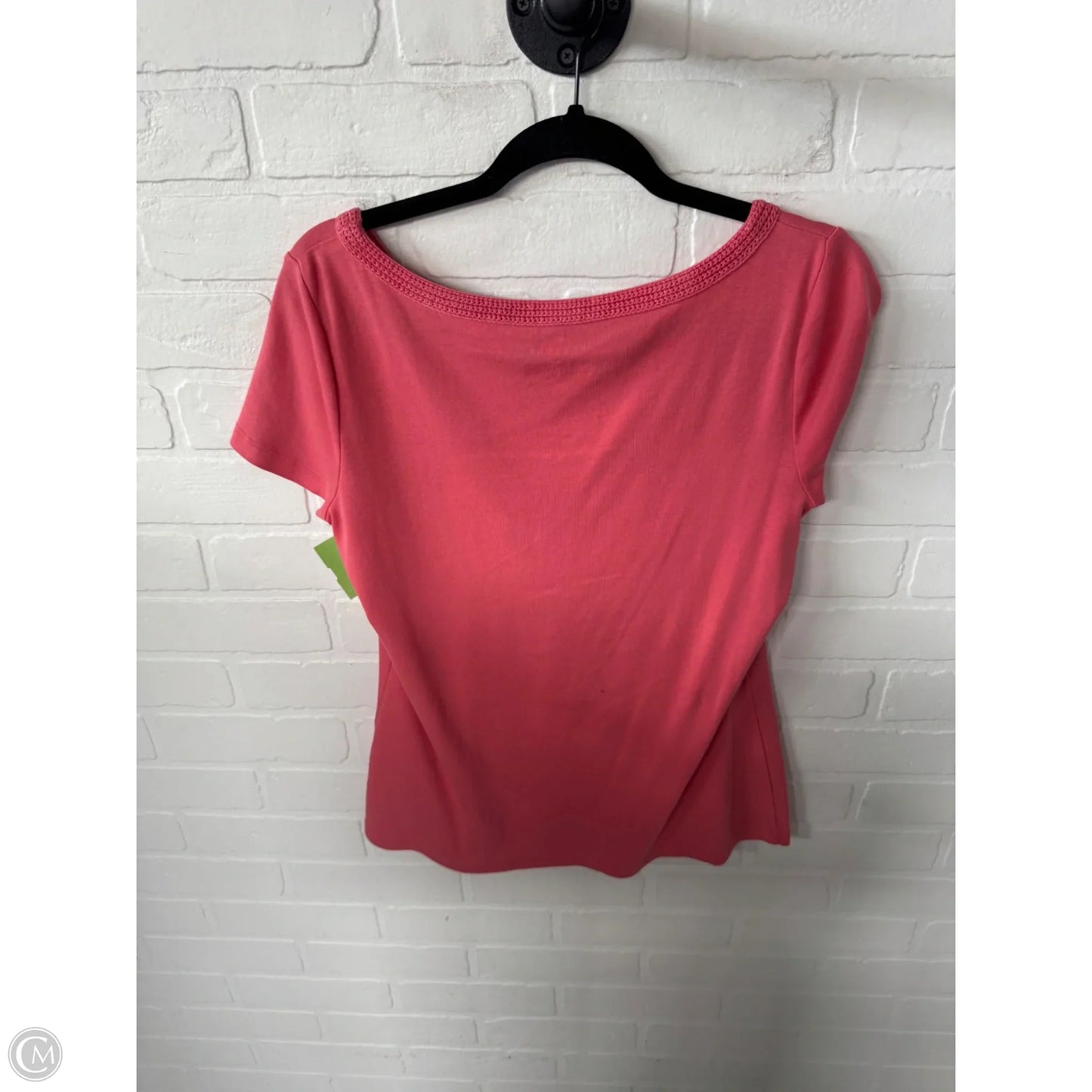 Top Short Sleeve By Talbots In Orange, Size: M