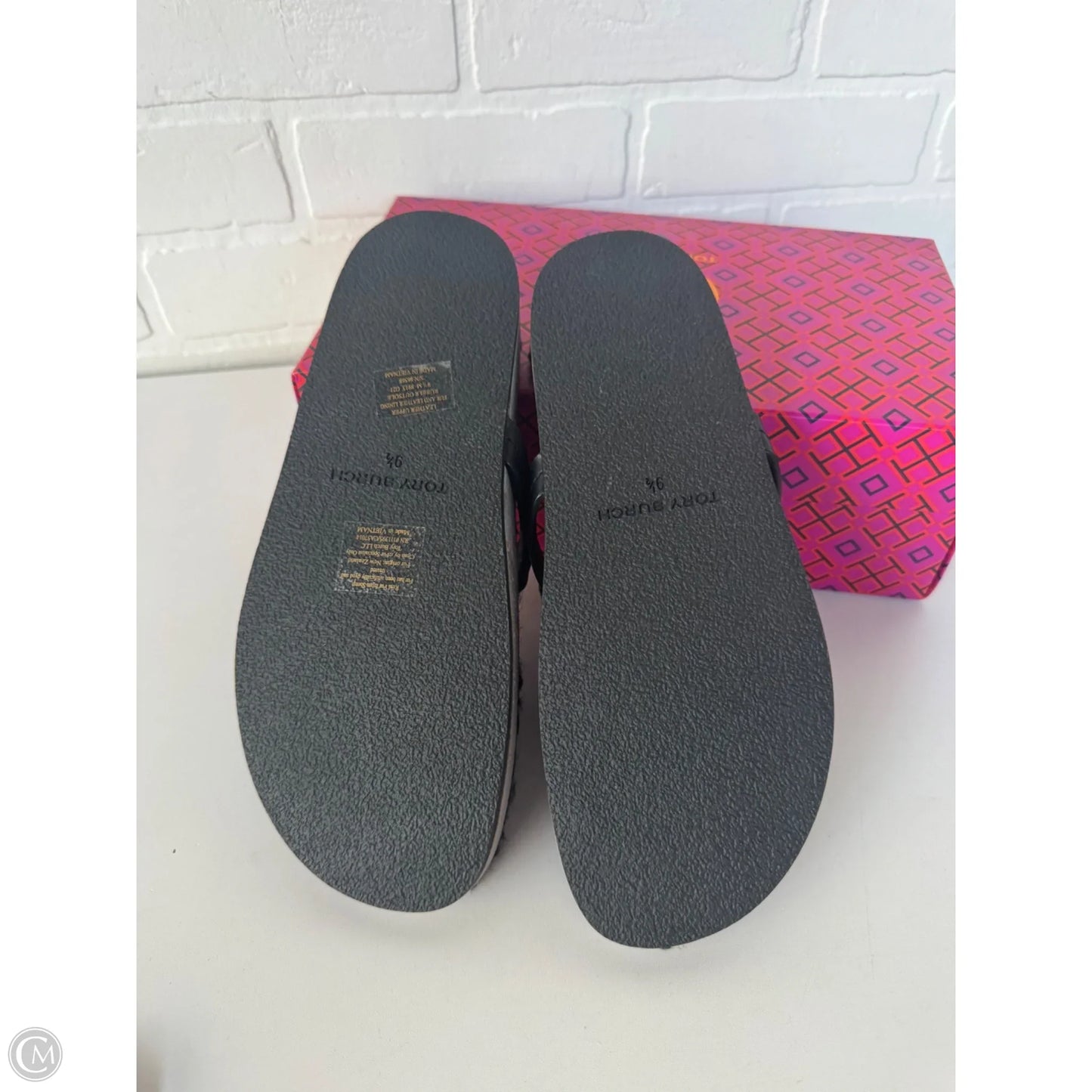 Sandals Designer By Tory Burch In Black, Size: 9.5