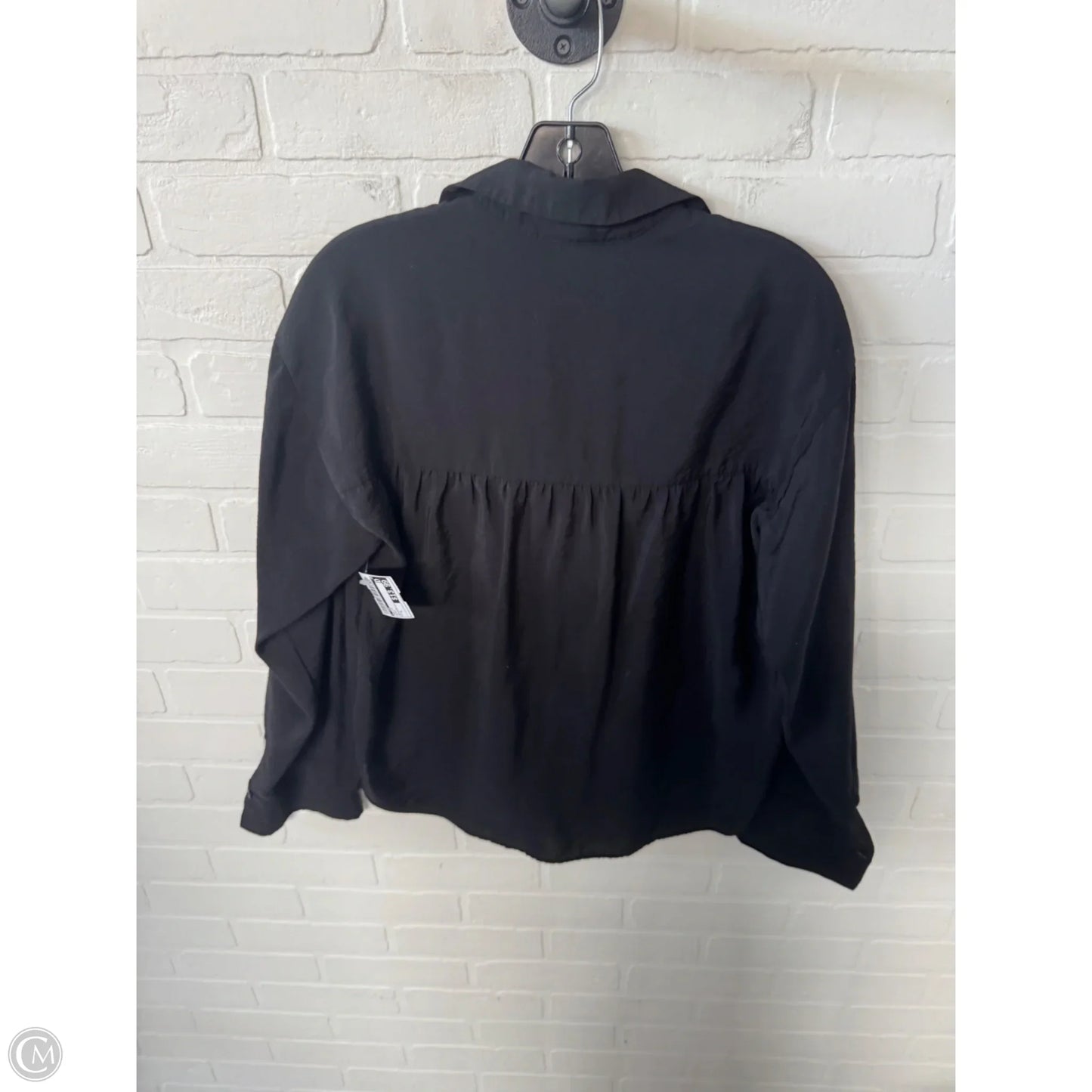 Top Long Sleeve By Cmc In Black, Size: S