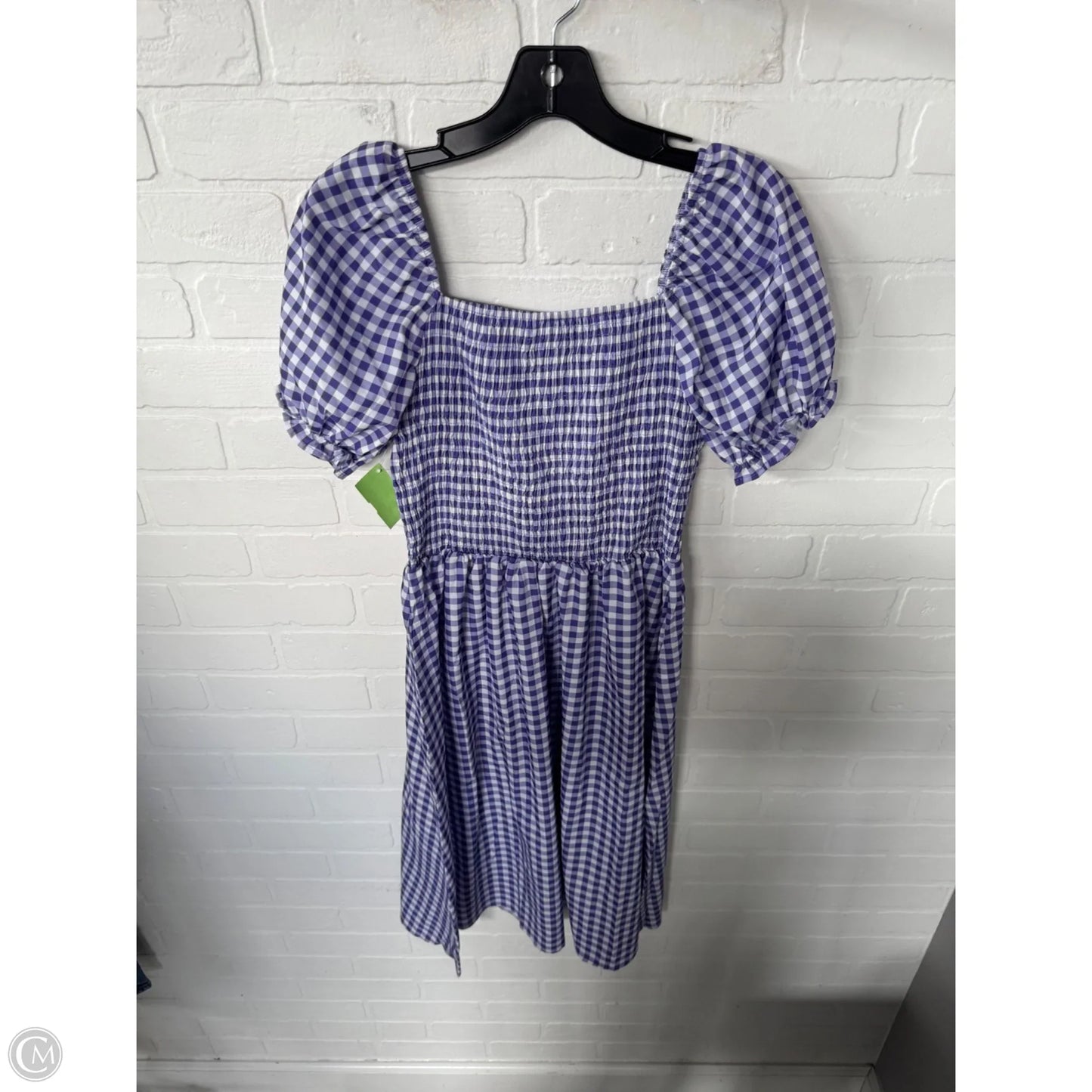 Dress Casual Midi By Cme In Purple & White, Size: M
