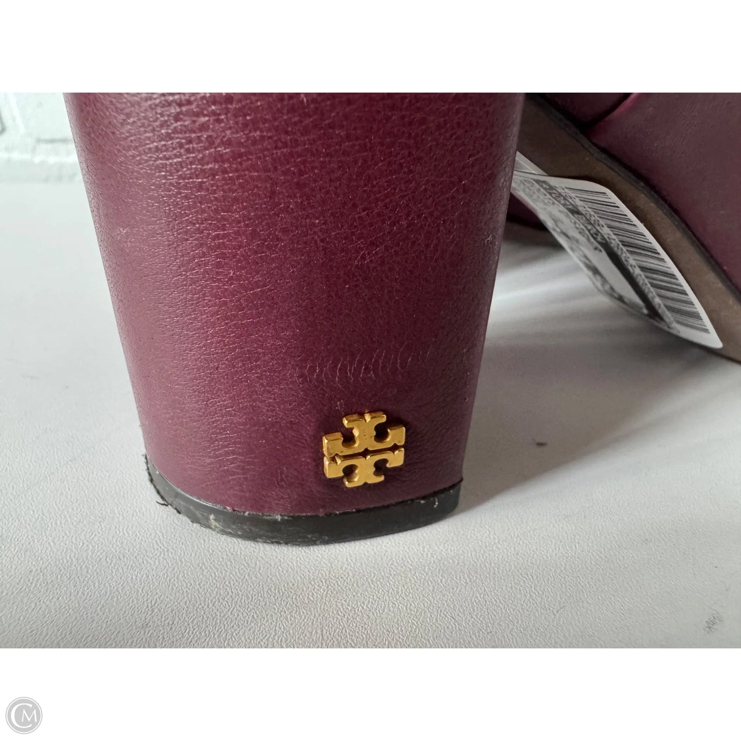 Boots Designer By Tory Burch In Maroon, Size: 6