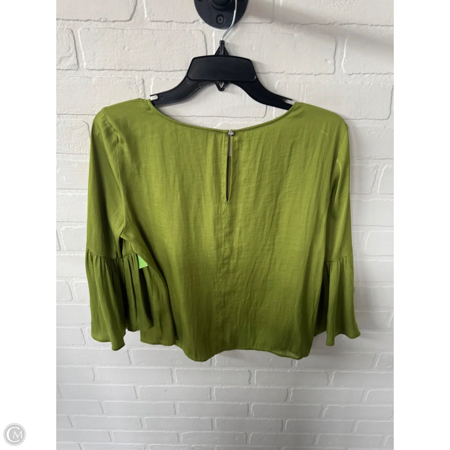 Top 3/4 Sleeve By Vince Camuto In Green, Size: S