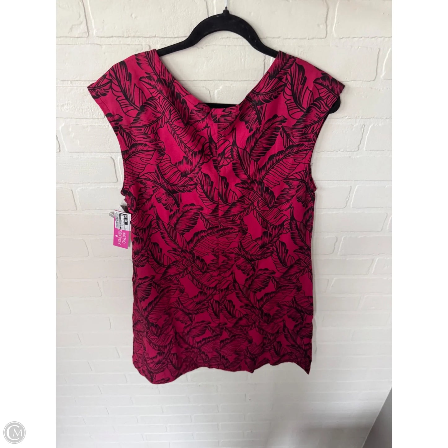 Dress Casual Short By Clothes Mentor In Black & Red, Size: L