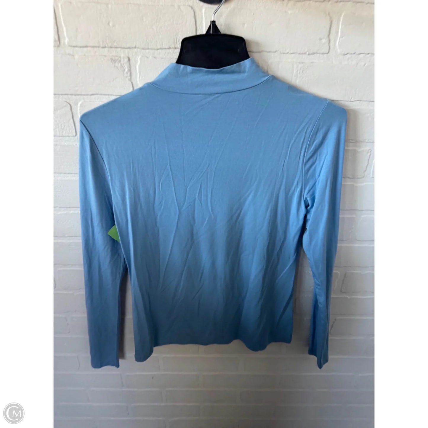 Top Long Sleeve By Ann Taylor In Blue, Size: S