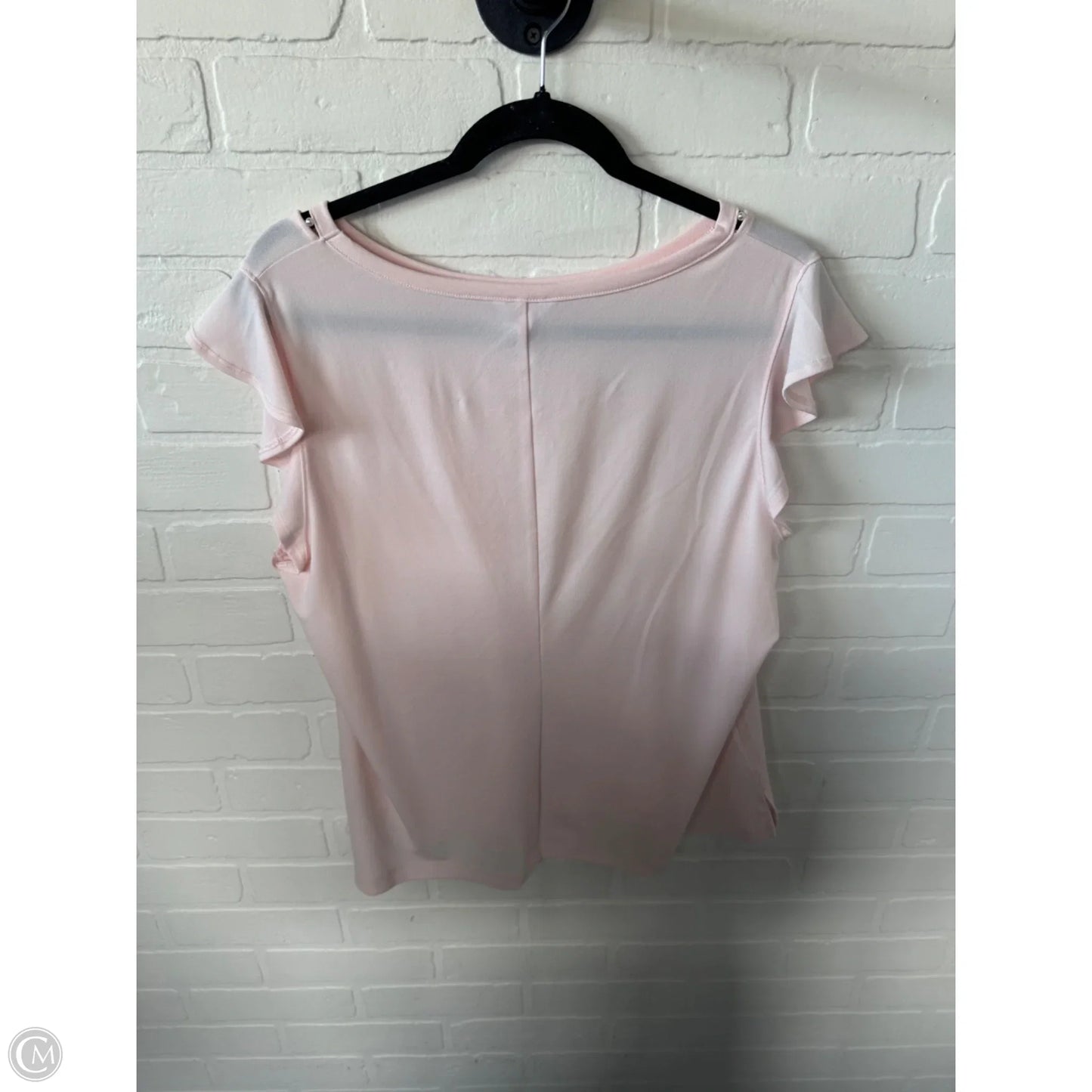 Top Short Sleeve By Candies In Pink, Size: Xl