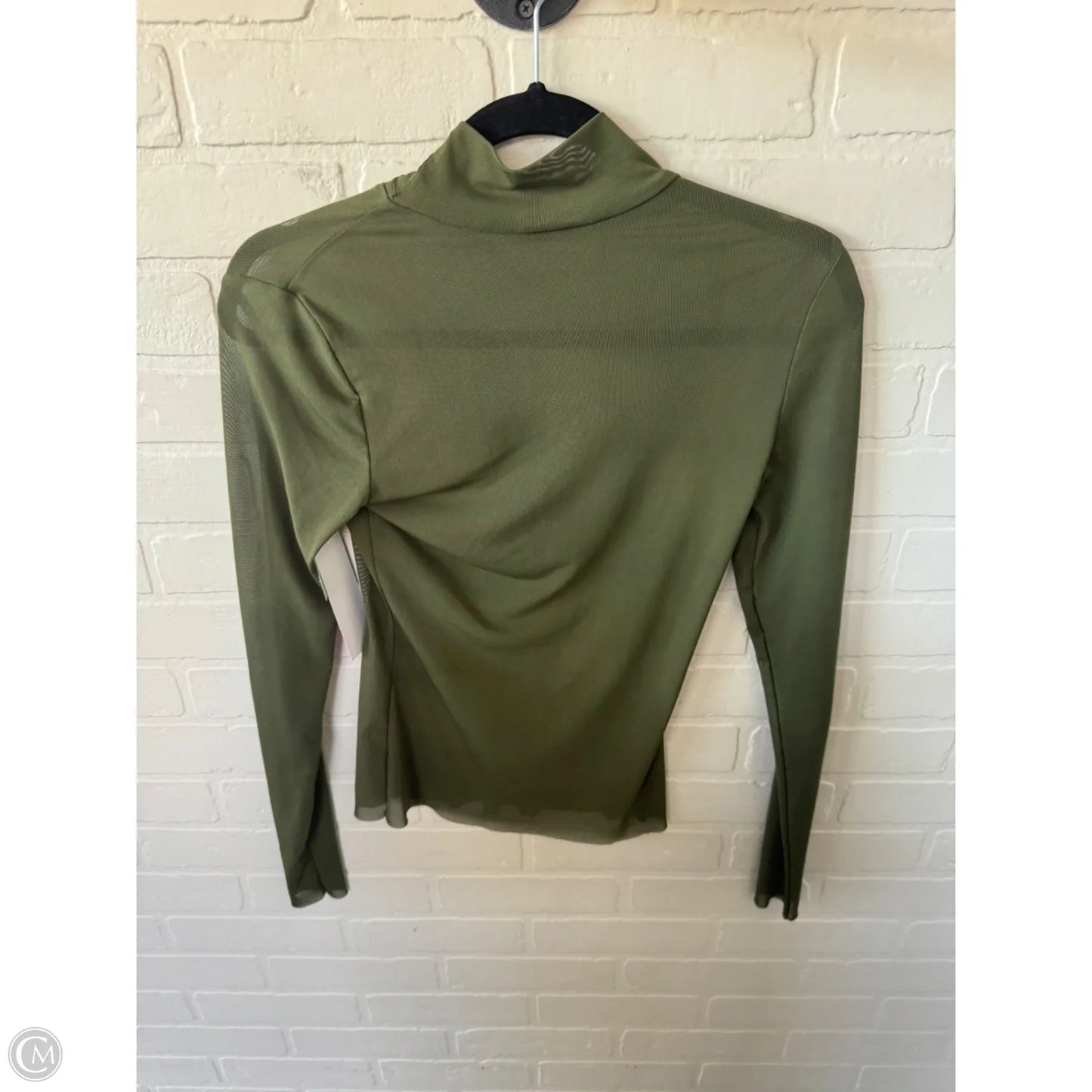 Top Long Sleeve By Afrm In Green, Size: S