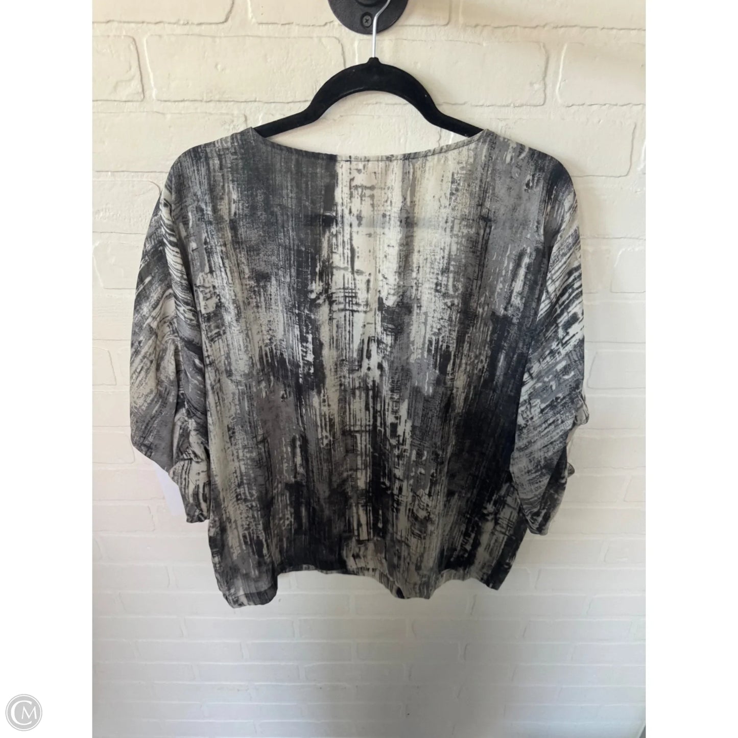 Top Long Sleeve By Michael By Michael Kors In Grey, Size: L