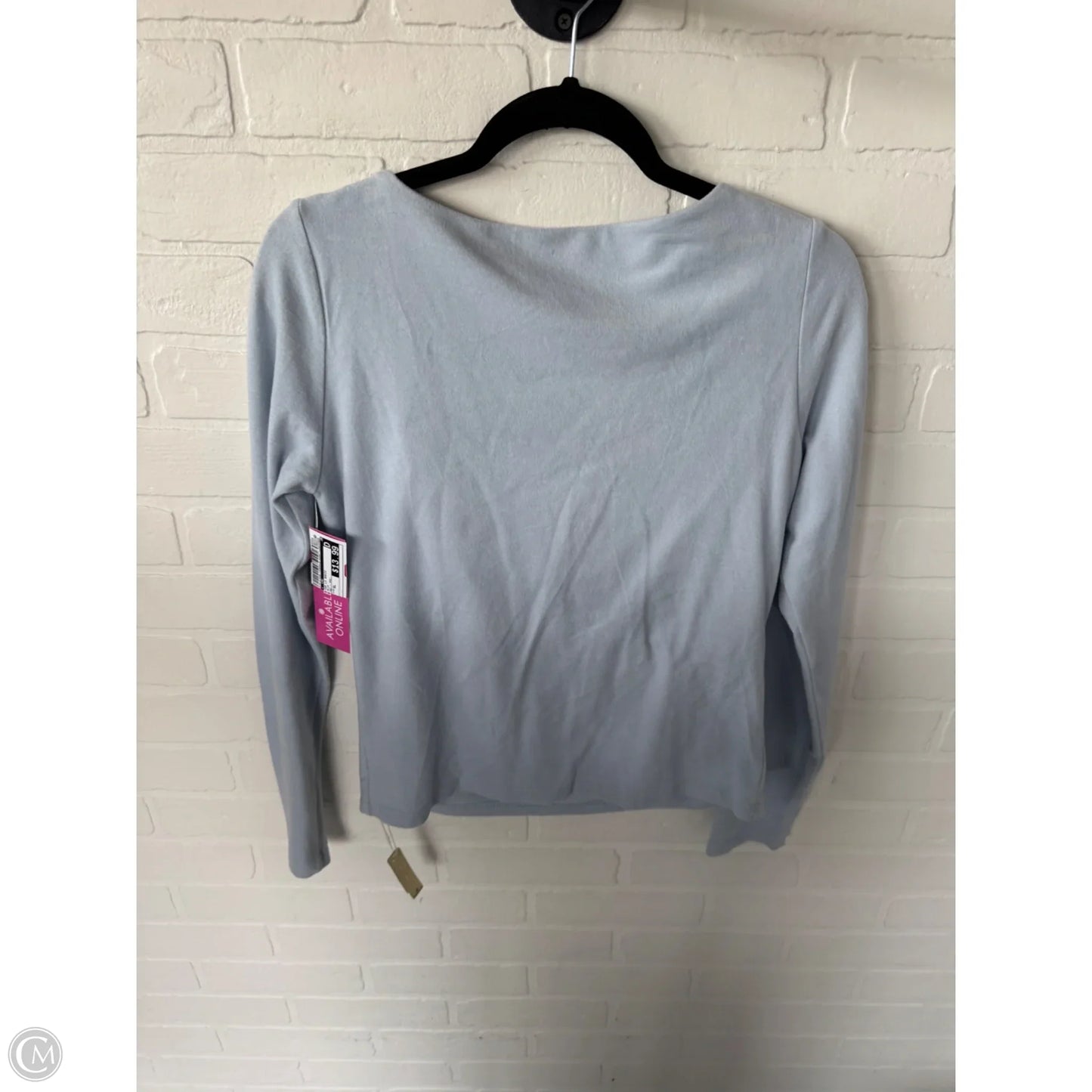 Top Long Sleeve Basic By Cmc In Blue, Size: Xl