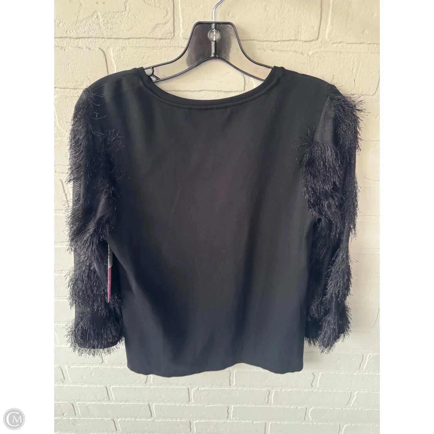 Top Long Sleeve By Chicos In Black, Size: S