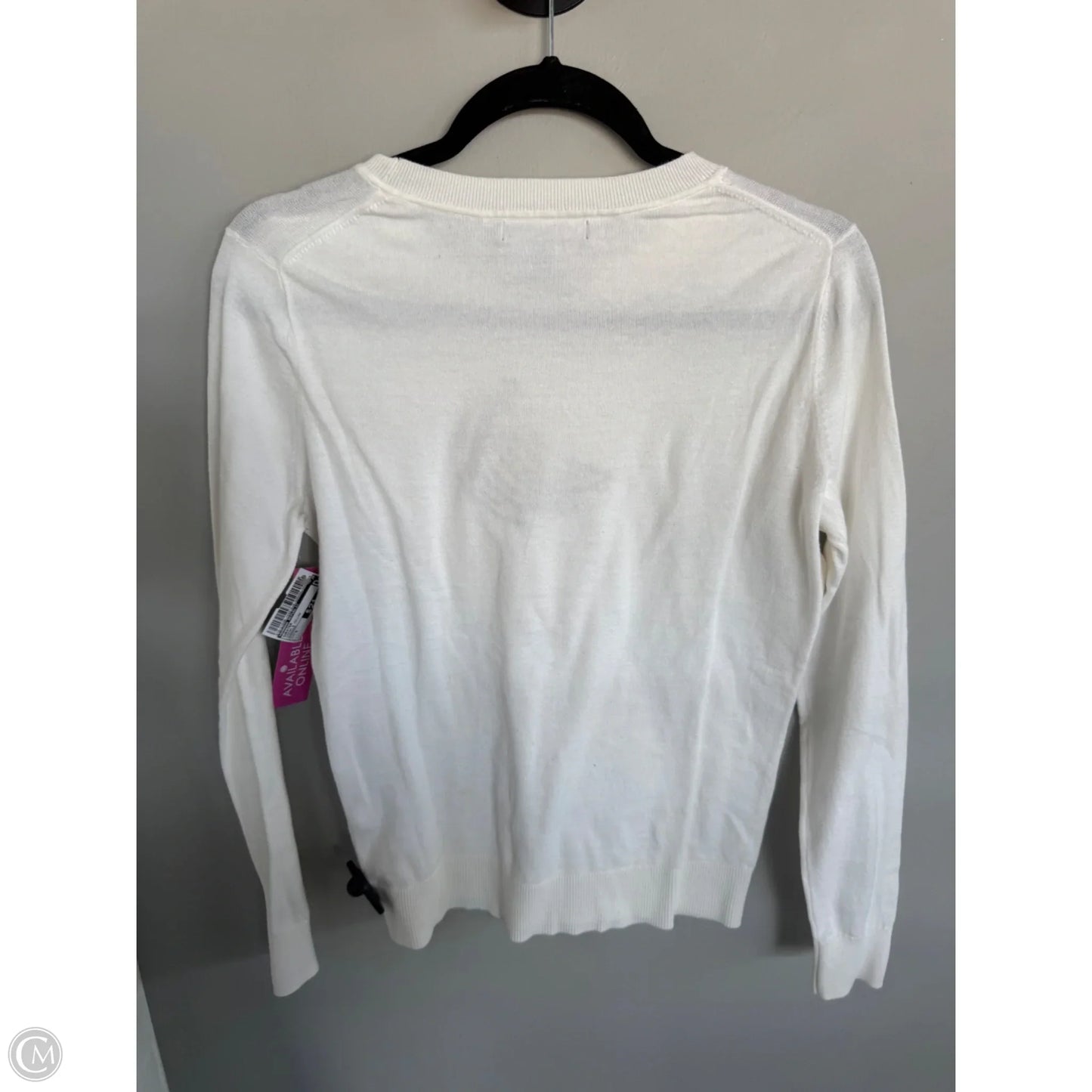 Sweater By Banana Republic In Cream & Yellow, Size: S