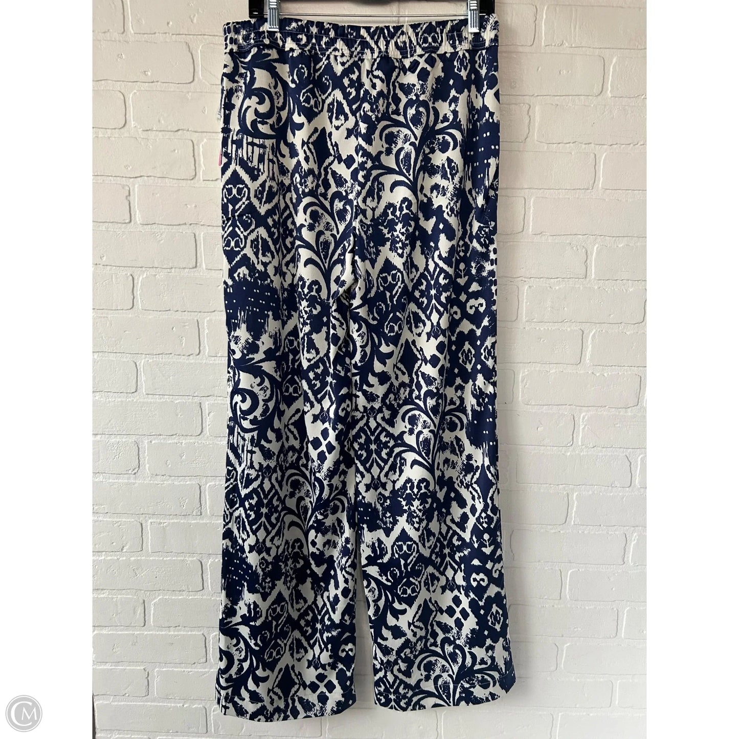 Pants Wide Leg By Rachel Zoe In Blue & White, Size: 8