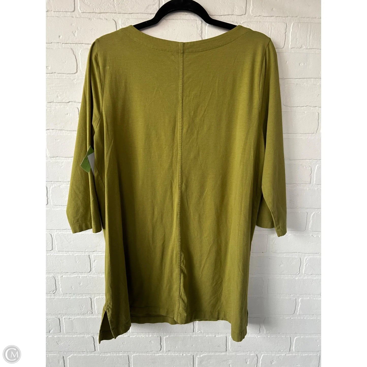 Tunic 3/4 Sleeve By J. Jill In Green, Size: L