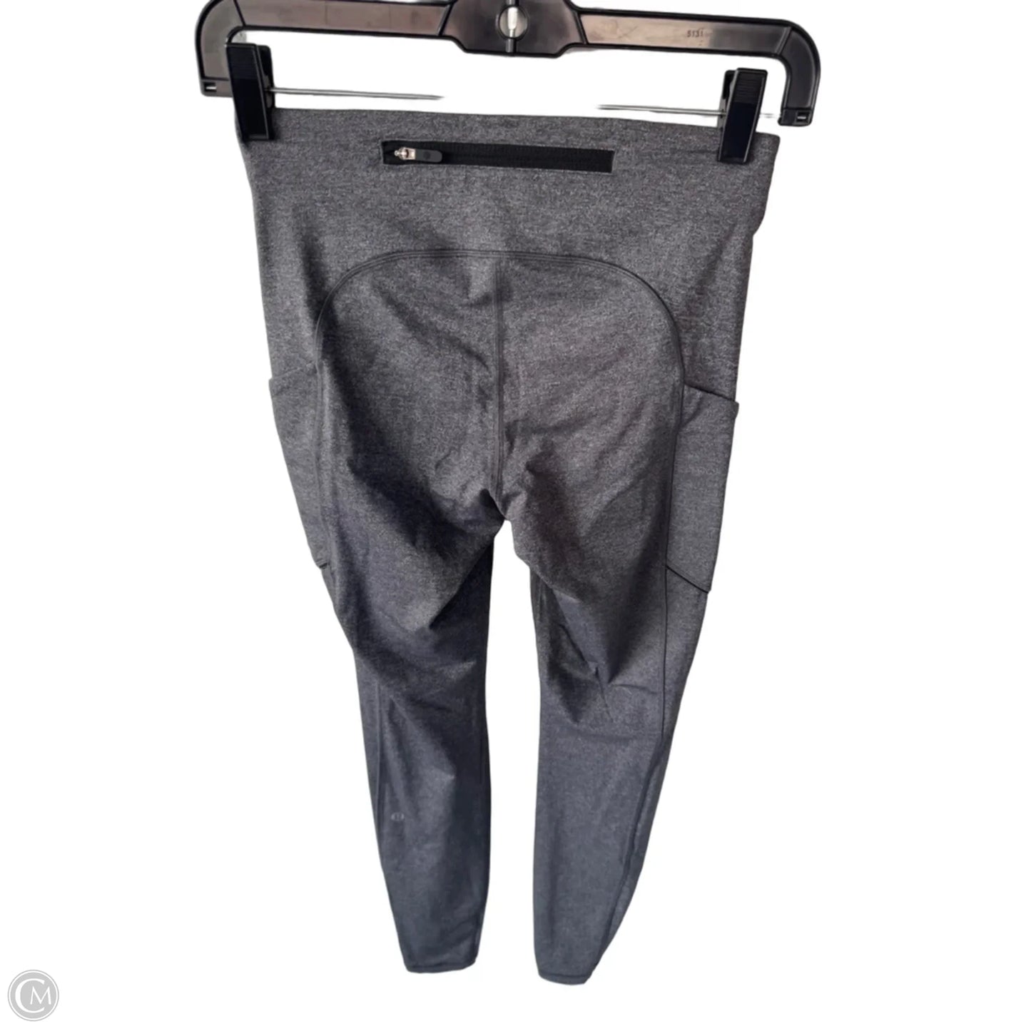 Athletic Leggings By Lululemon In Grey, Size: 4