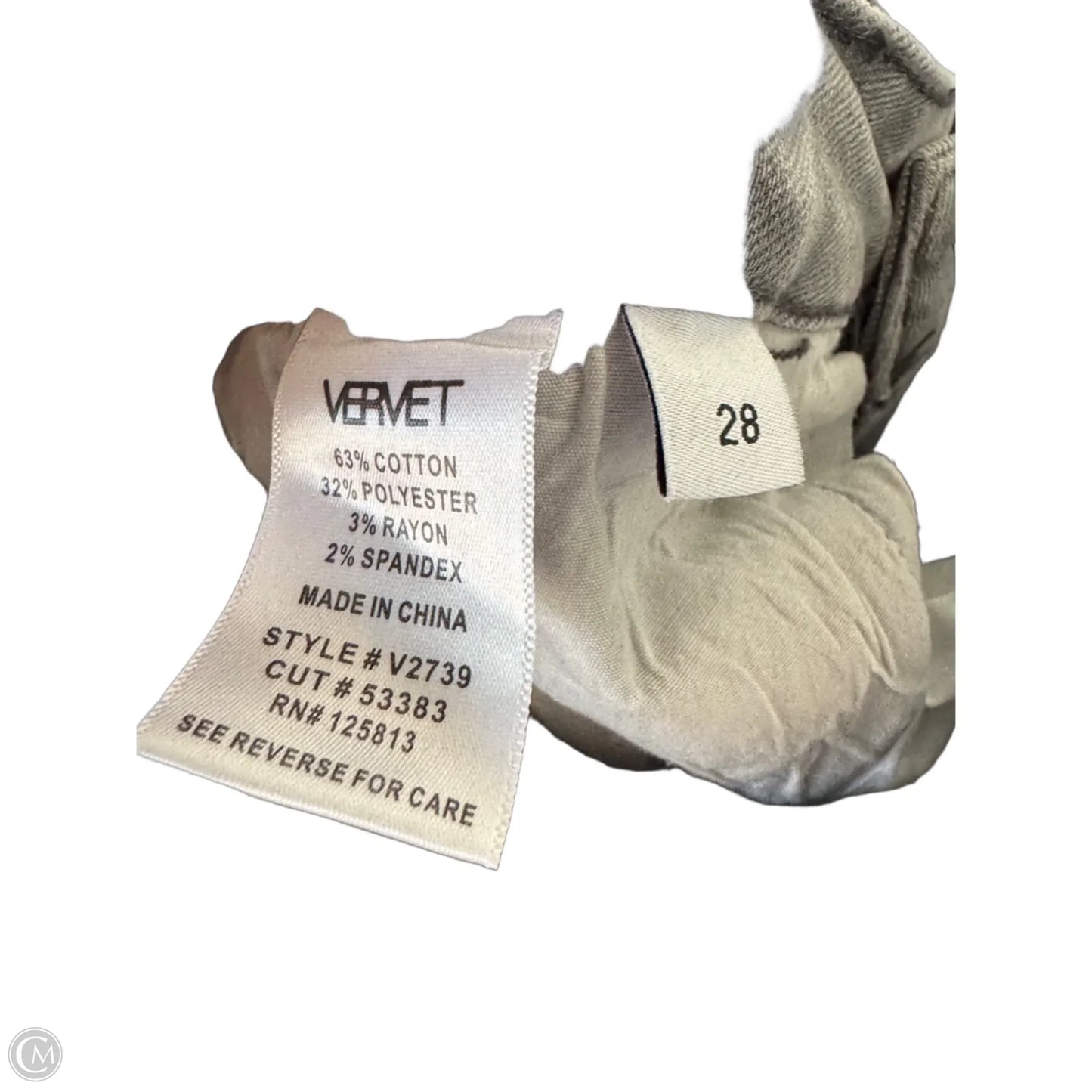 Jeans Boot Cut By Vervet In Grey Denim, Size: 6