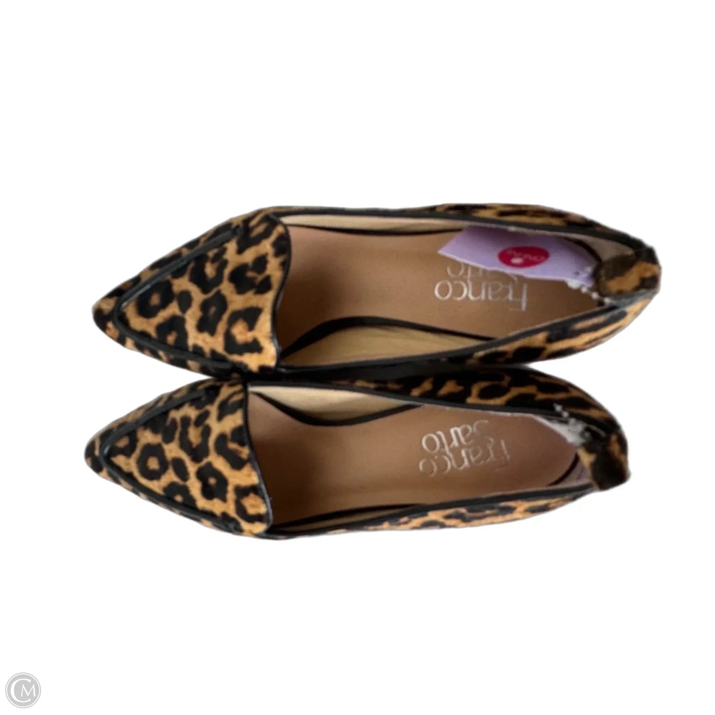 Shoes Flats By Franco Sarto In Black & Brown, Size: 7.5