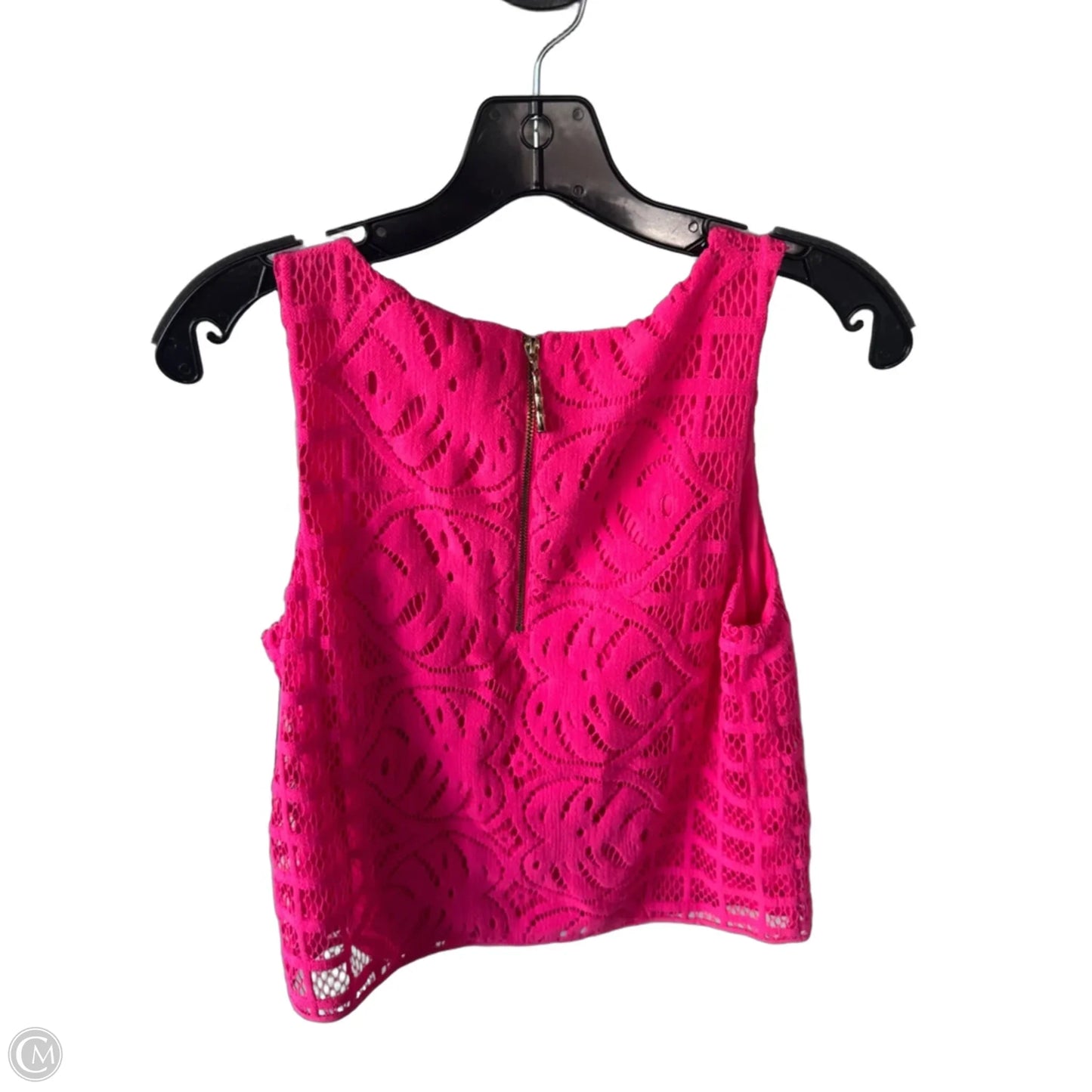 Top Sleeveless Designer By Lilly Pulitzer In Pink, Size: S
