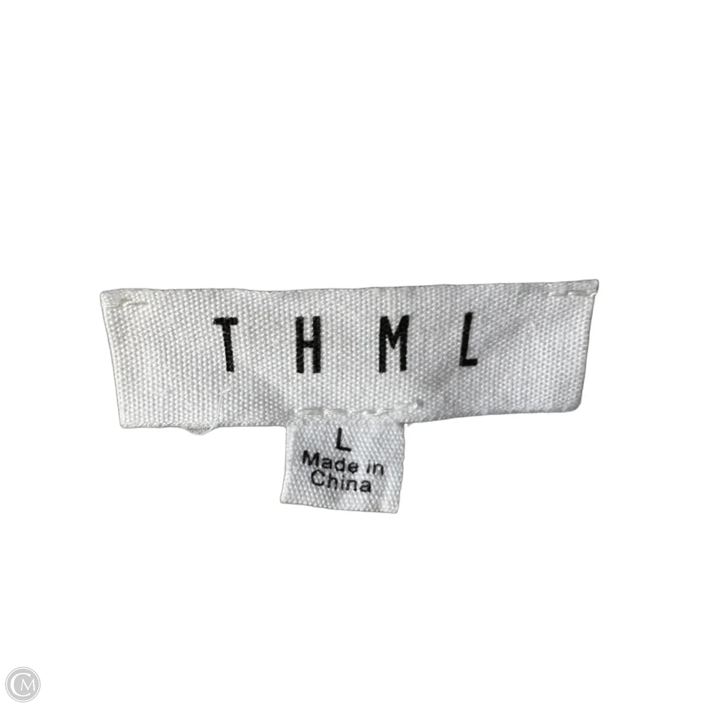 Dress Casual Maxi By Thml In Blue & White, Size: L