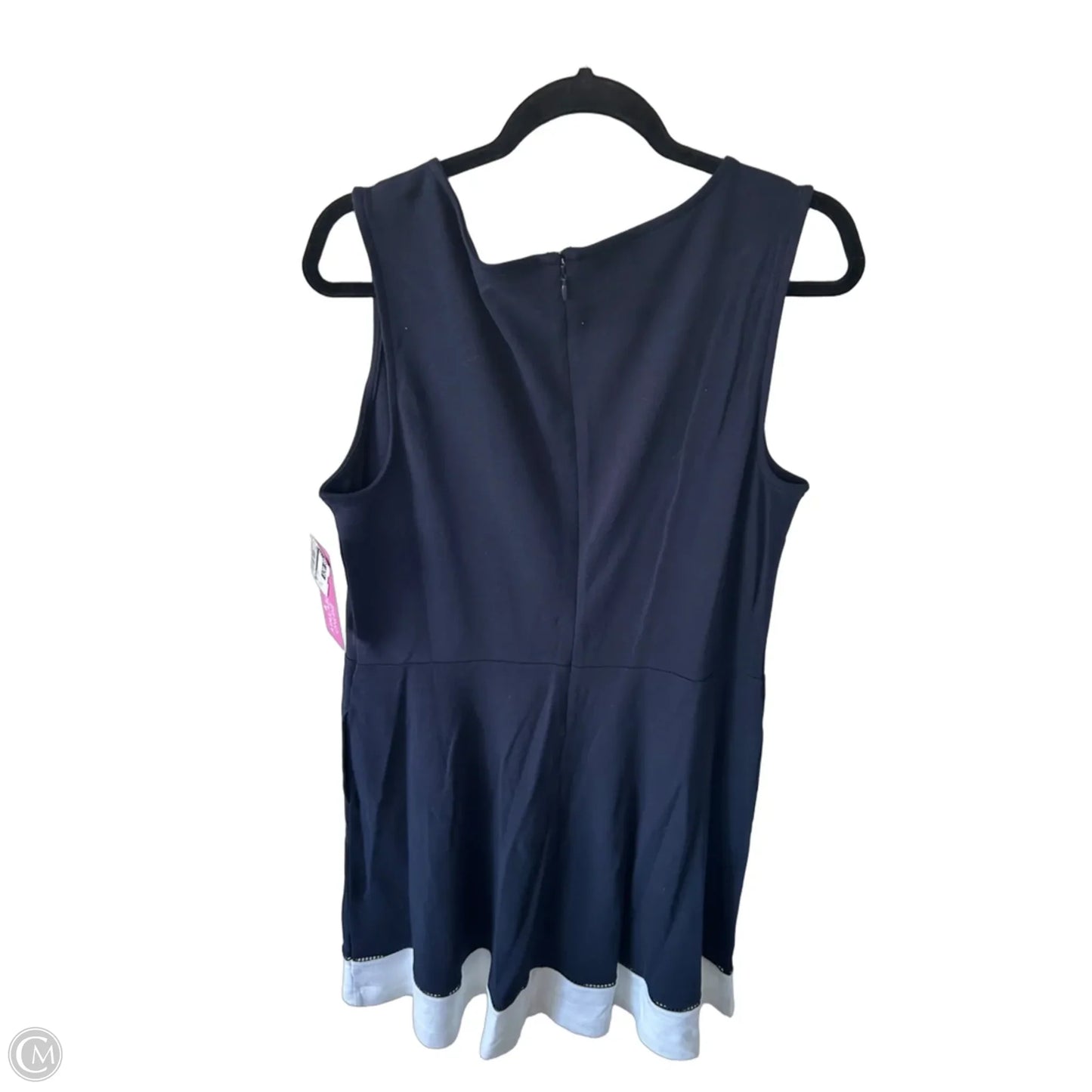 Dress Work By Talbots In Blue & White, Size: Xl