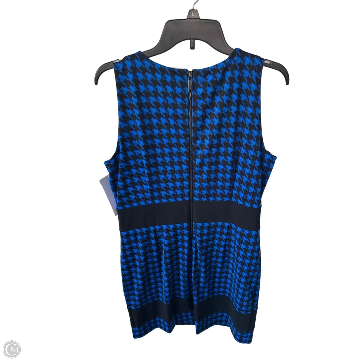 Dress Work By Michael By Michael Kors In Black & Blue, Size: Xl