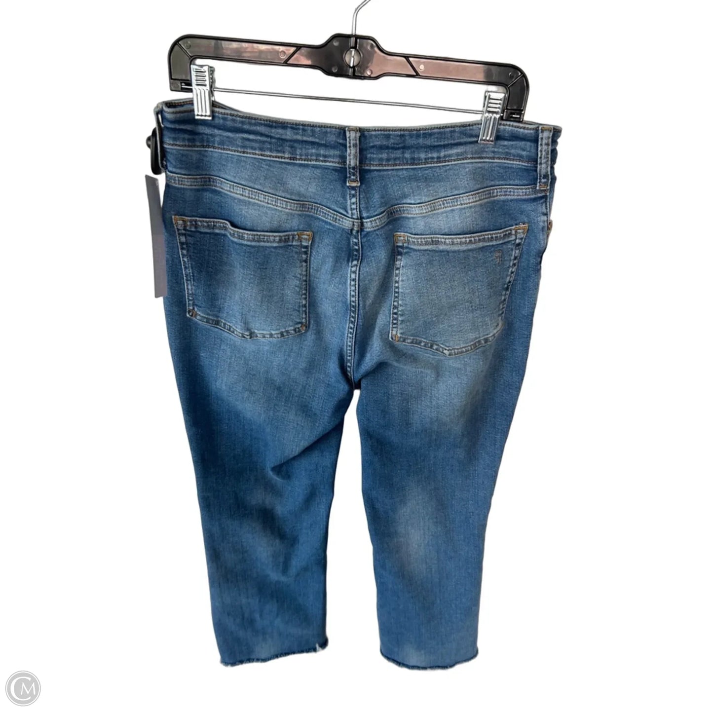 Jeans Straight By Pilcro In Blue Denim, Size: 14