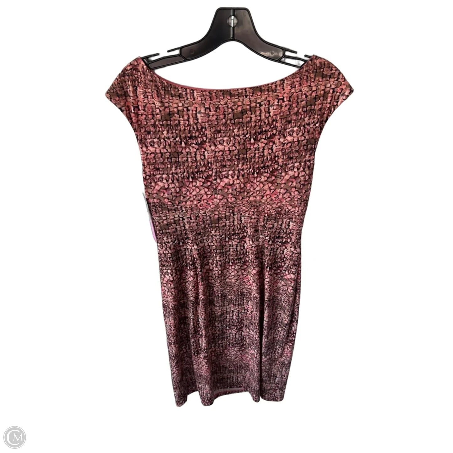 Dress Work By Connected Apparel In Orange & Tan, Size: M