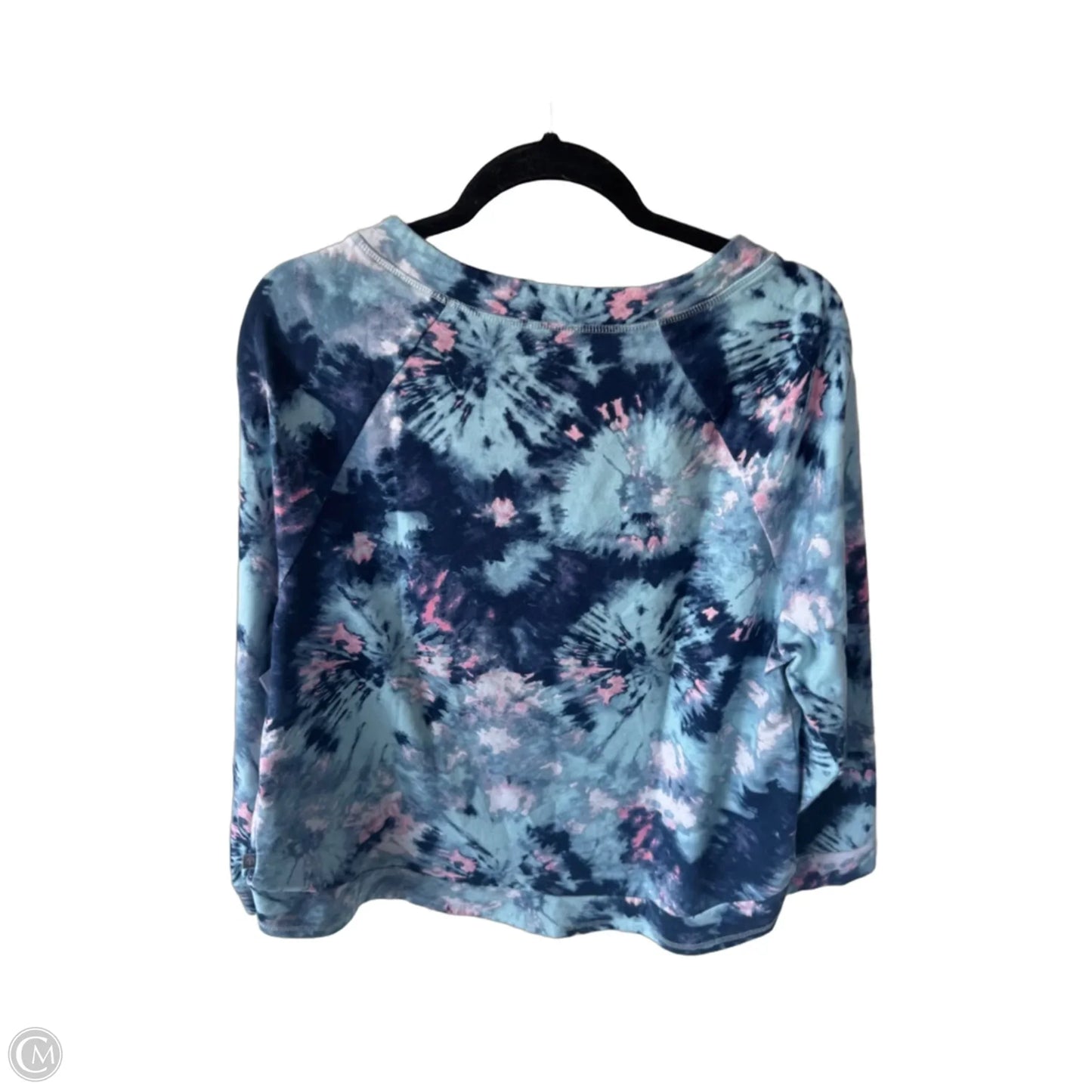 Sweatshirt Crewneck By Talbots In Blue & Pink, Size: Xlp