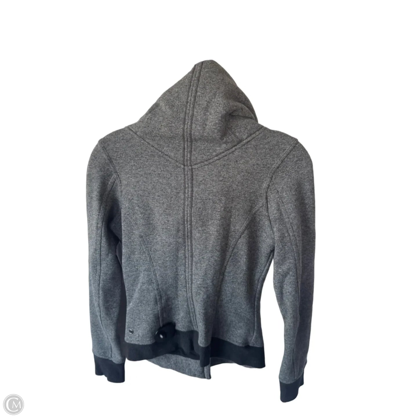 Sweatshirt Collar By Lululemon In Black & Grey, Size: Xs