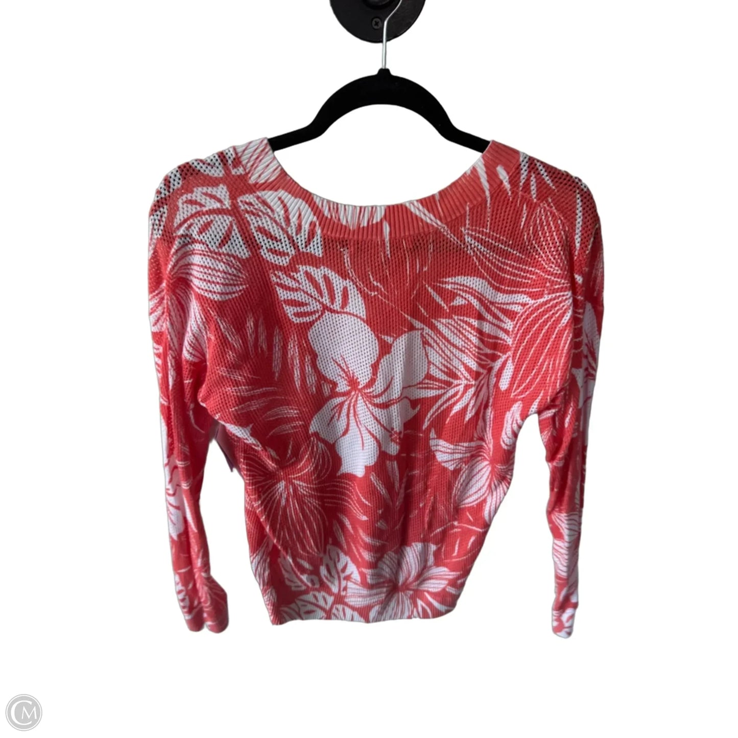 Sweater By Tommy Bahama In Orange & White, Size: Xs